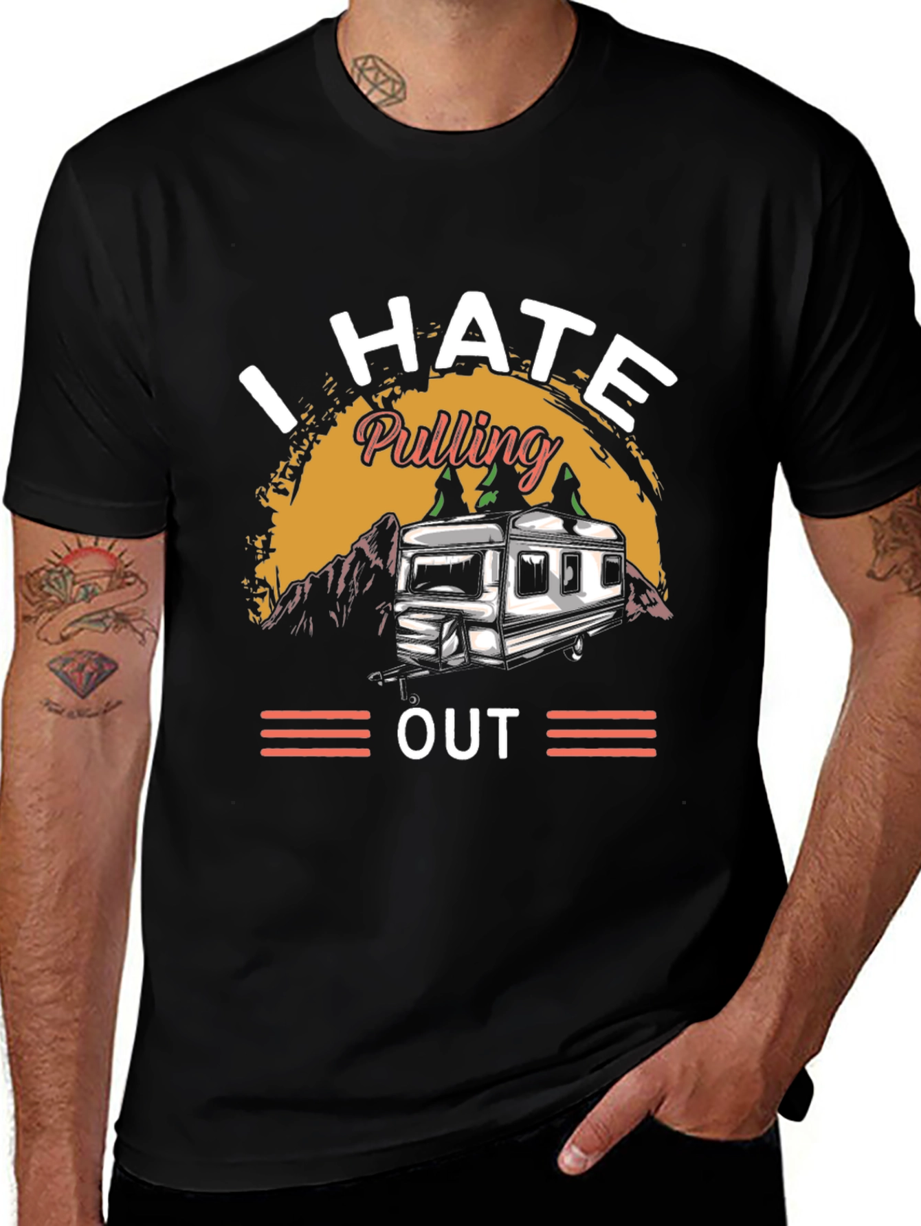 I HATE Pulling Out Camping T-Shirt