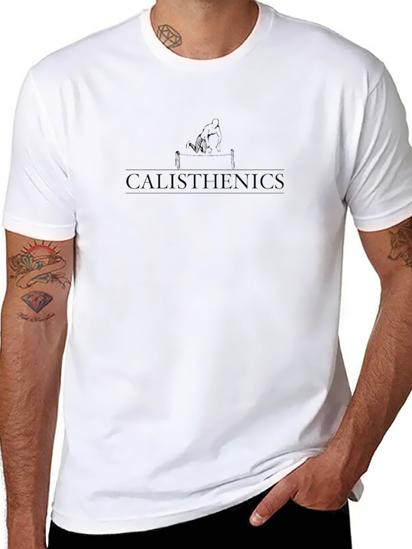 Calisthenics Graphic T-Shirt - Black