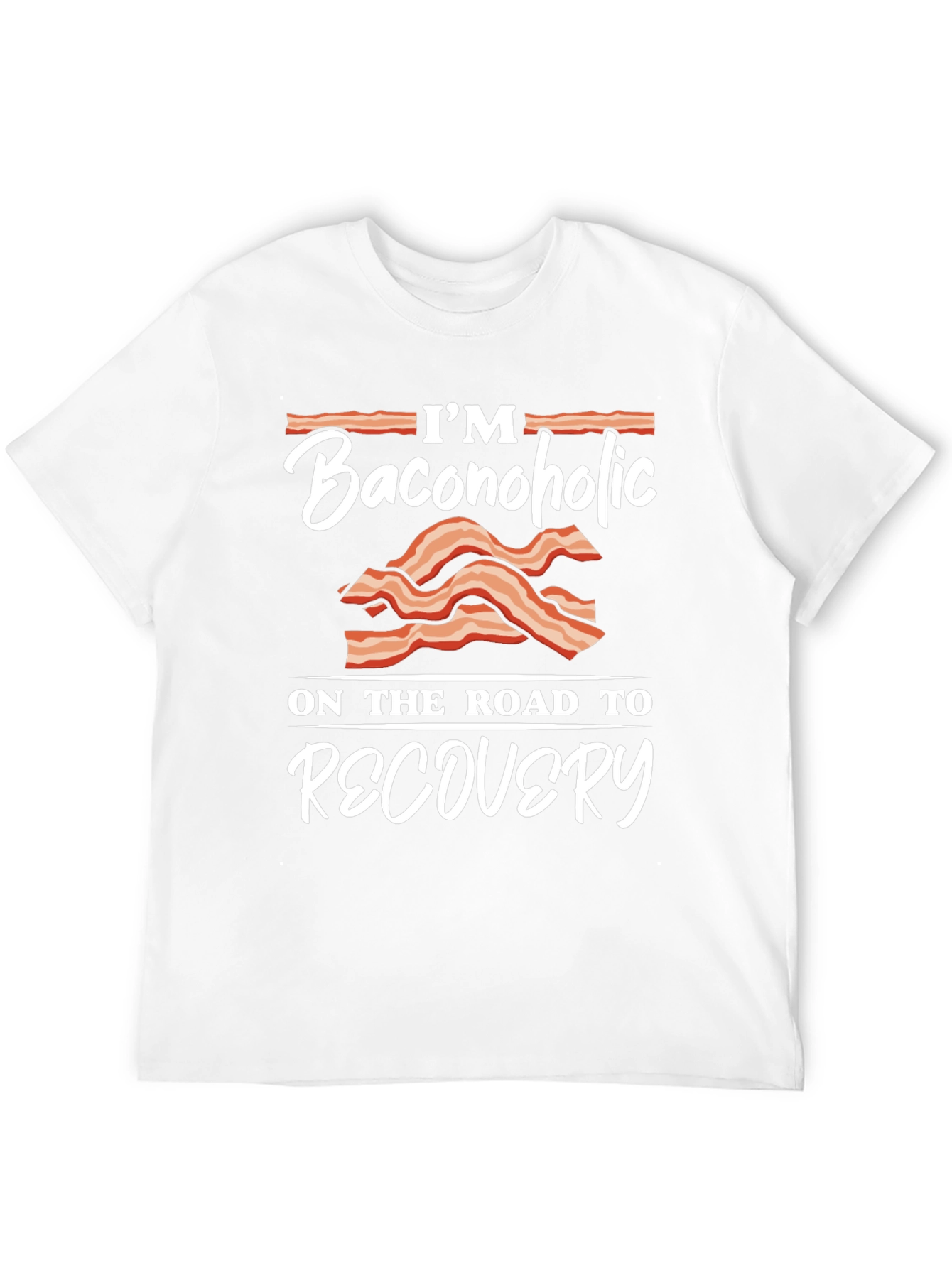 Baconoholic Recovery T-Shirt - Funny Foodie Tee
