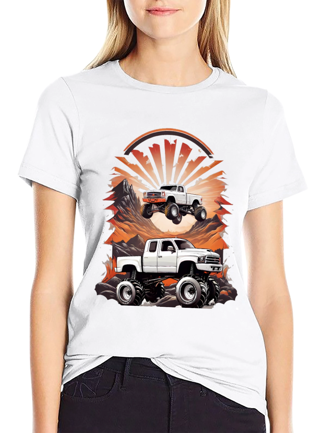 Monster Truck Graphic Tee - Cool Design