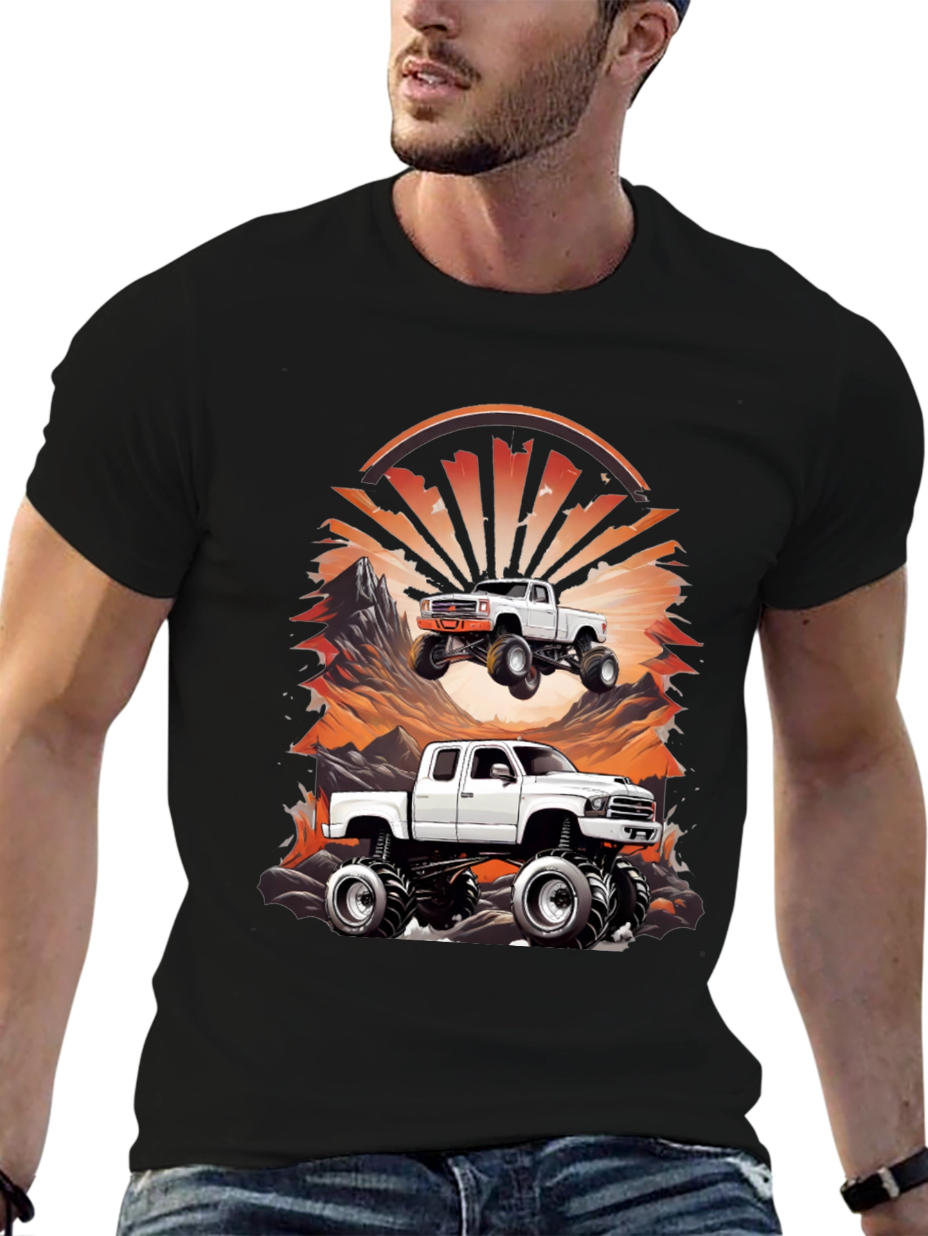 Monster Truck Graphic Tee - Cool Design