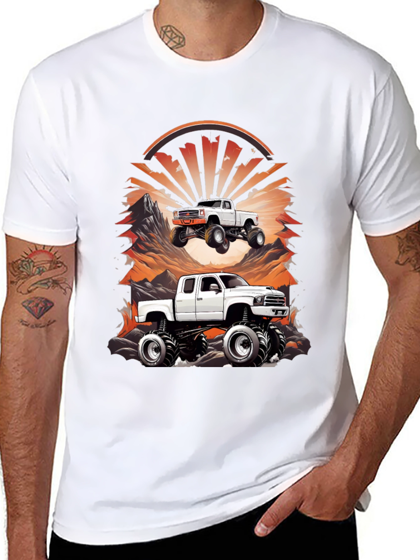 Monster Truck Graphic Tee - Cool Design