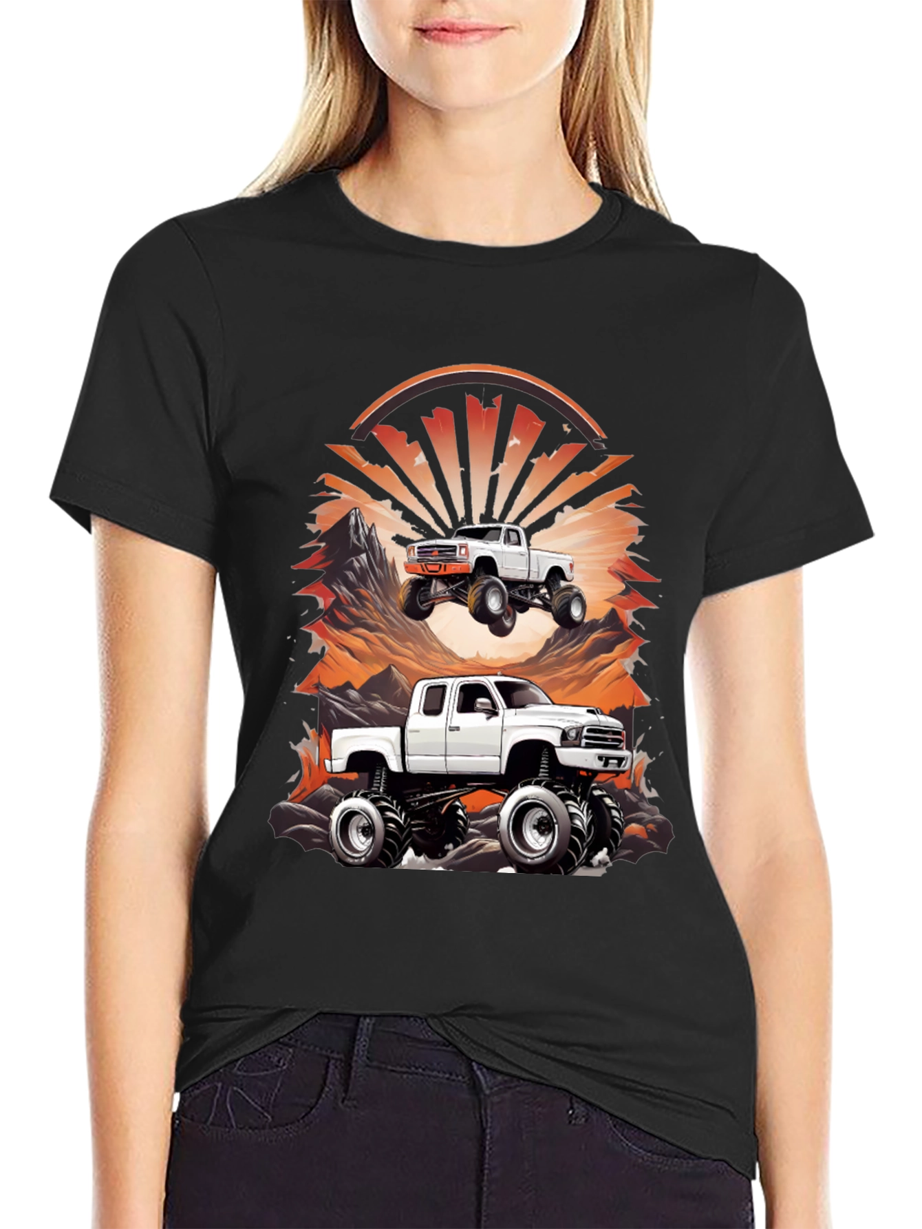 Monster Truck Graphic Tee - Cool Design