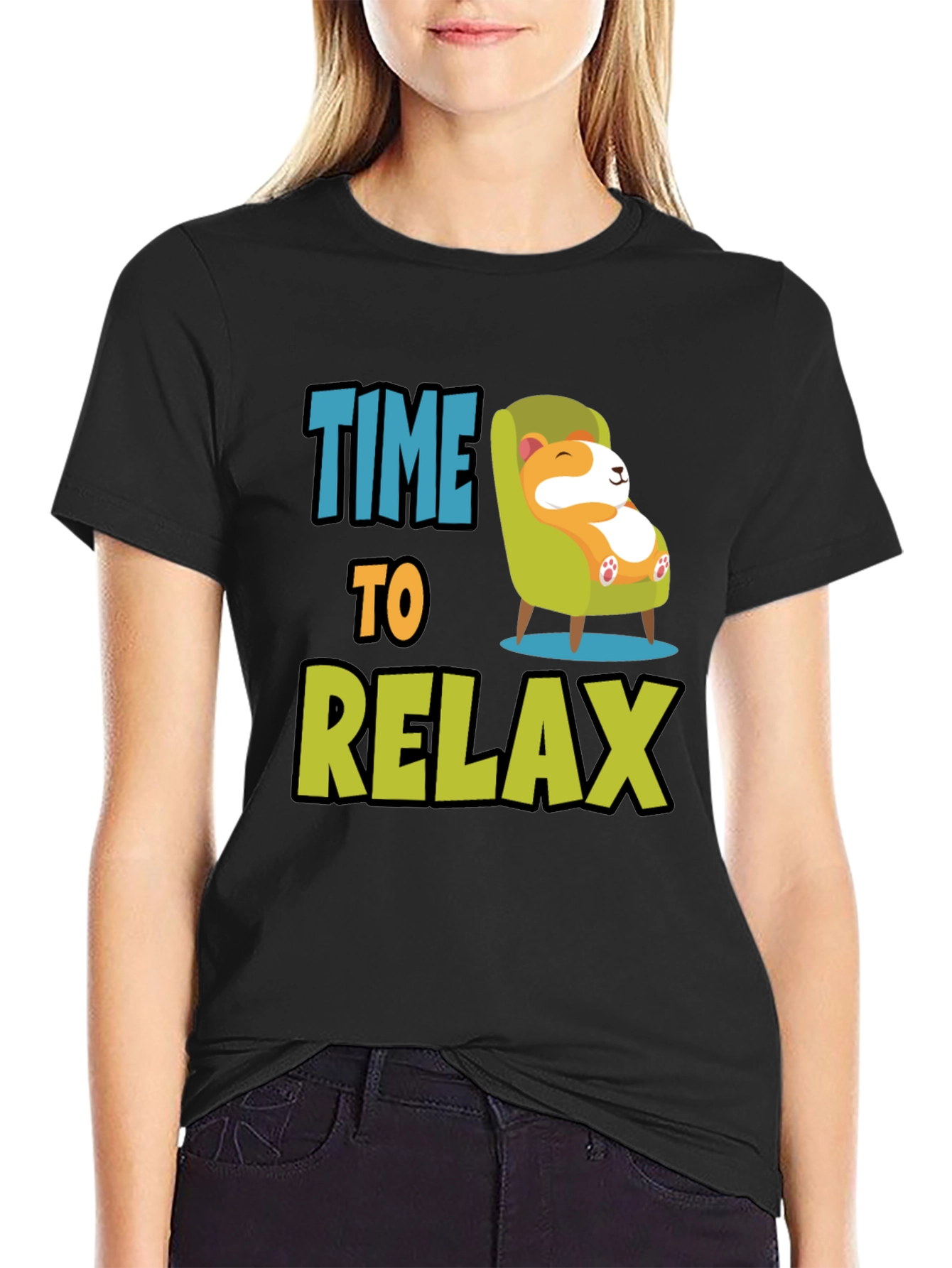 Time to Relax T-Shirt - Cute Dog Design