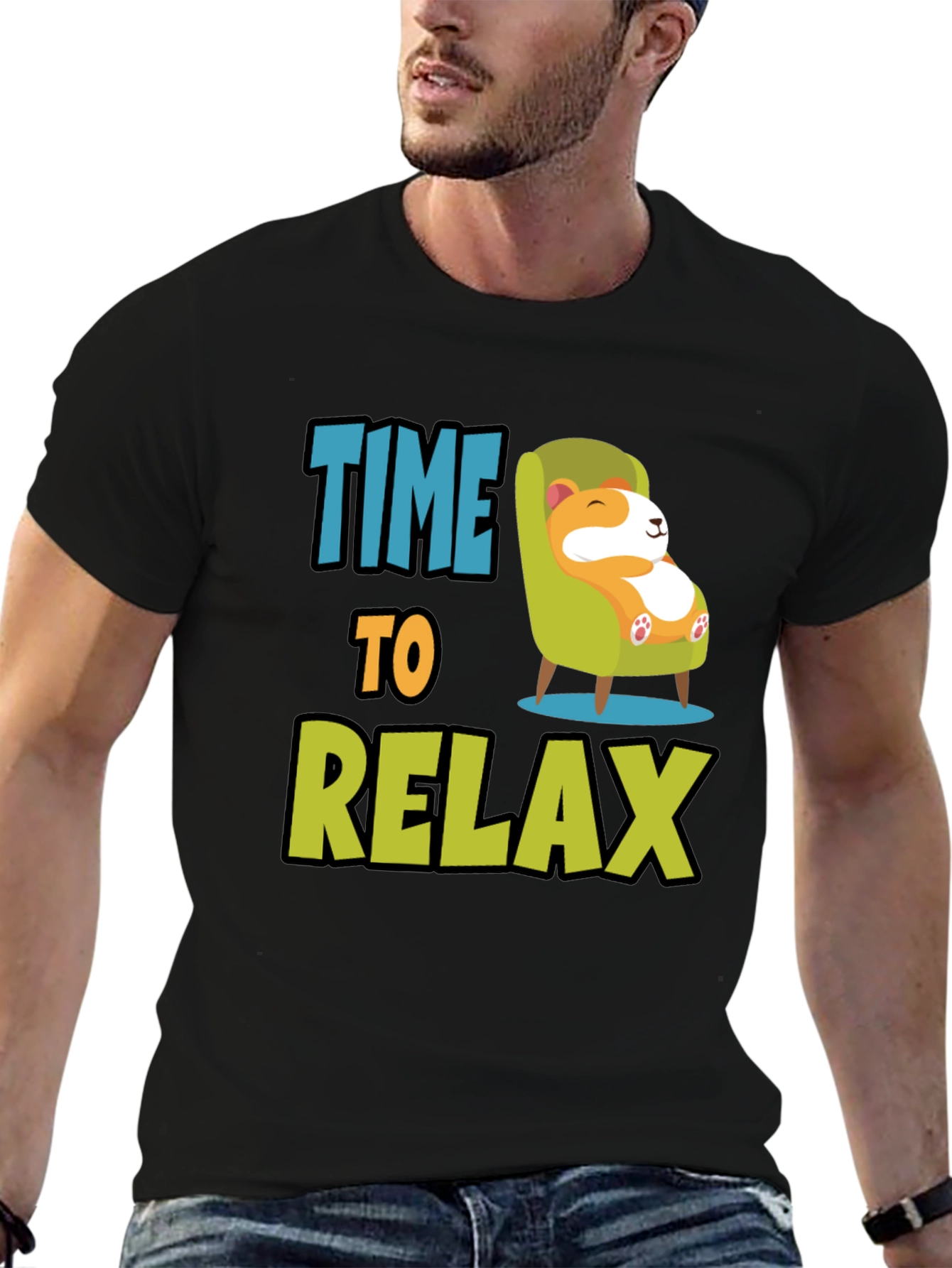 Time to Relax T-Shirt - Cute Dog Design