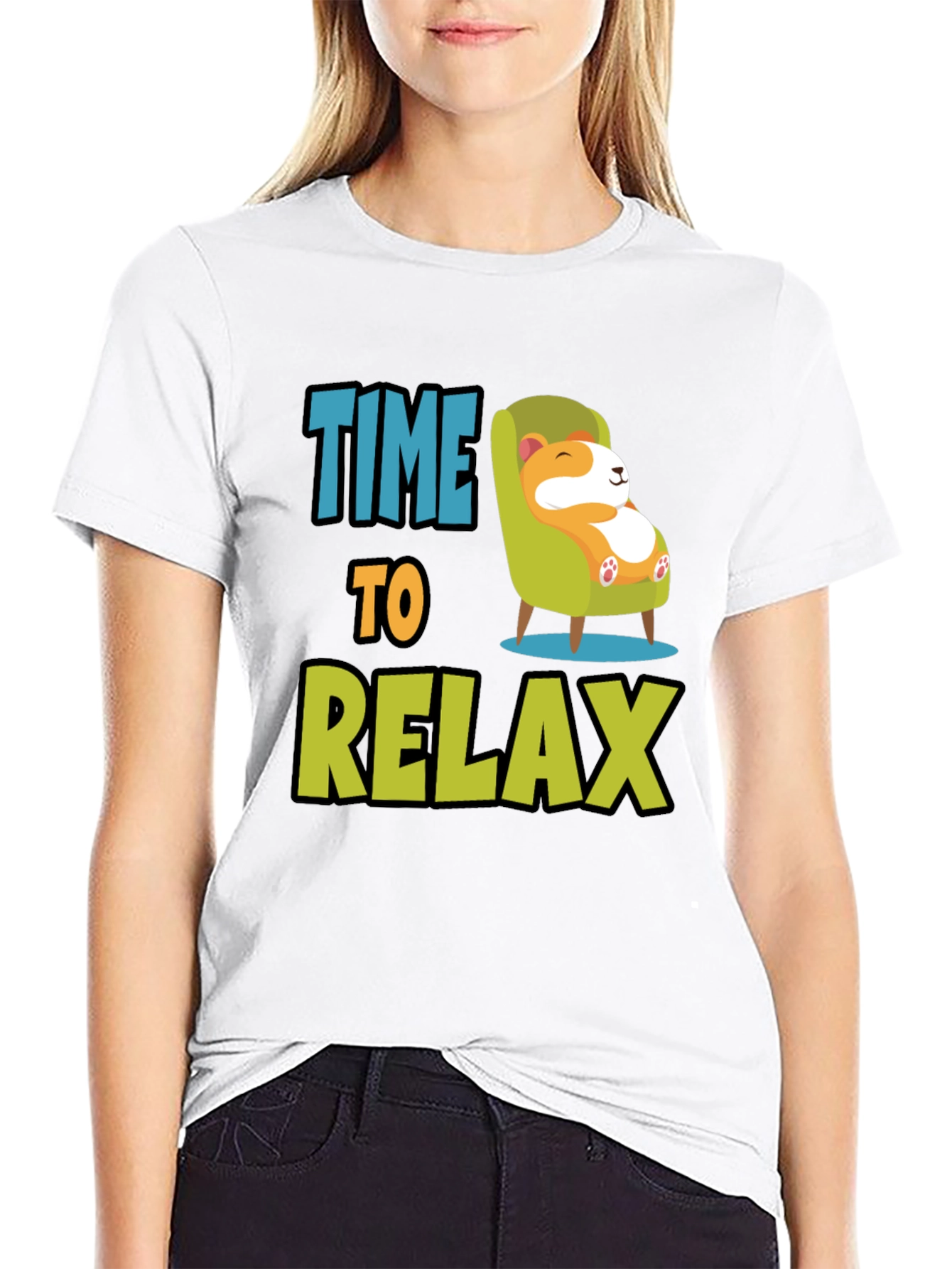 Time to Relax T-Shirt - Cute Dog Design