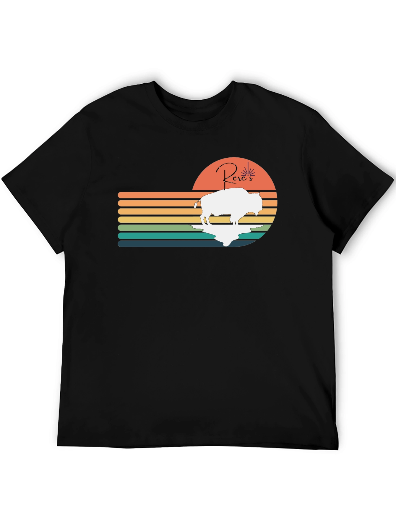 Retro Buffalo Sunset T-Shirt
