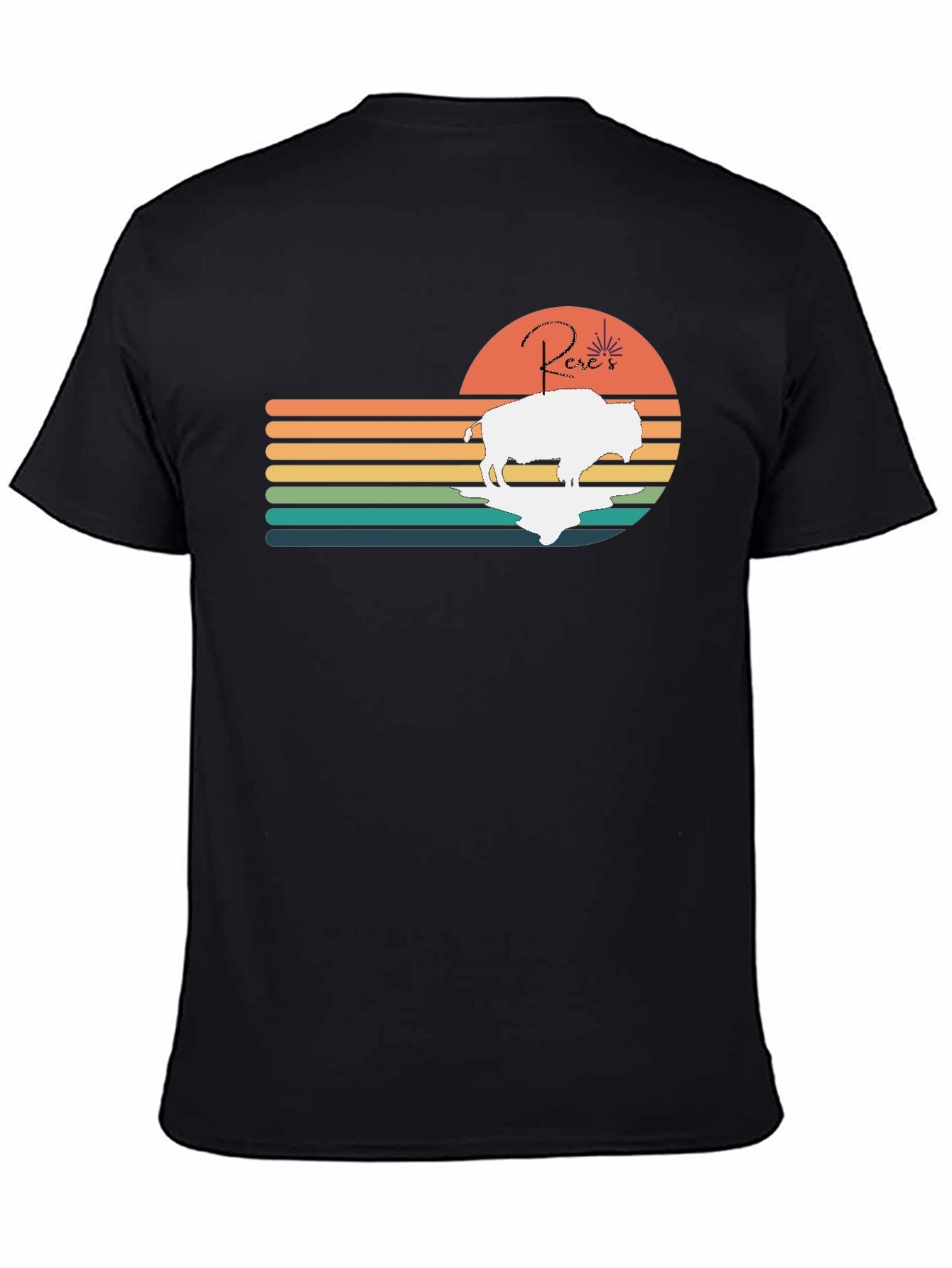 Retro Buffalo Sunset T-Shirt