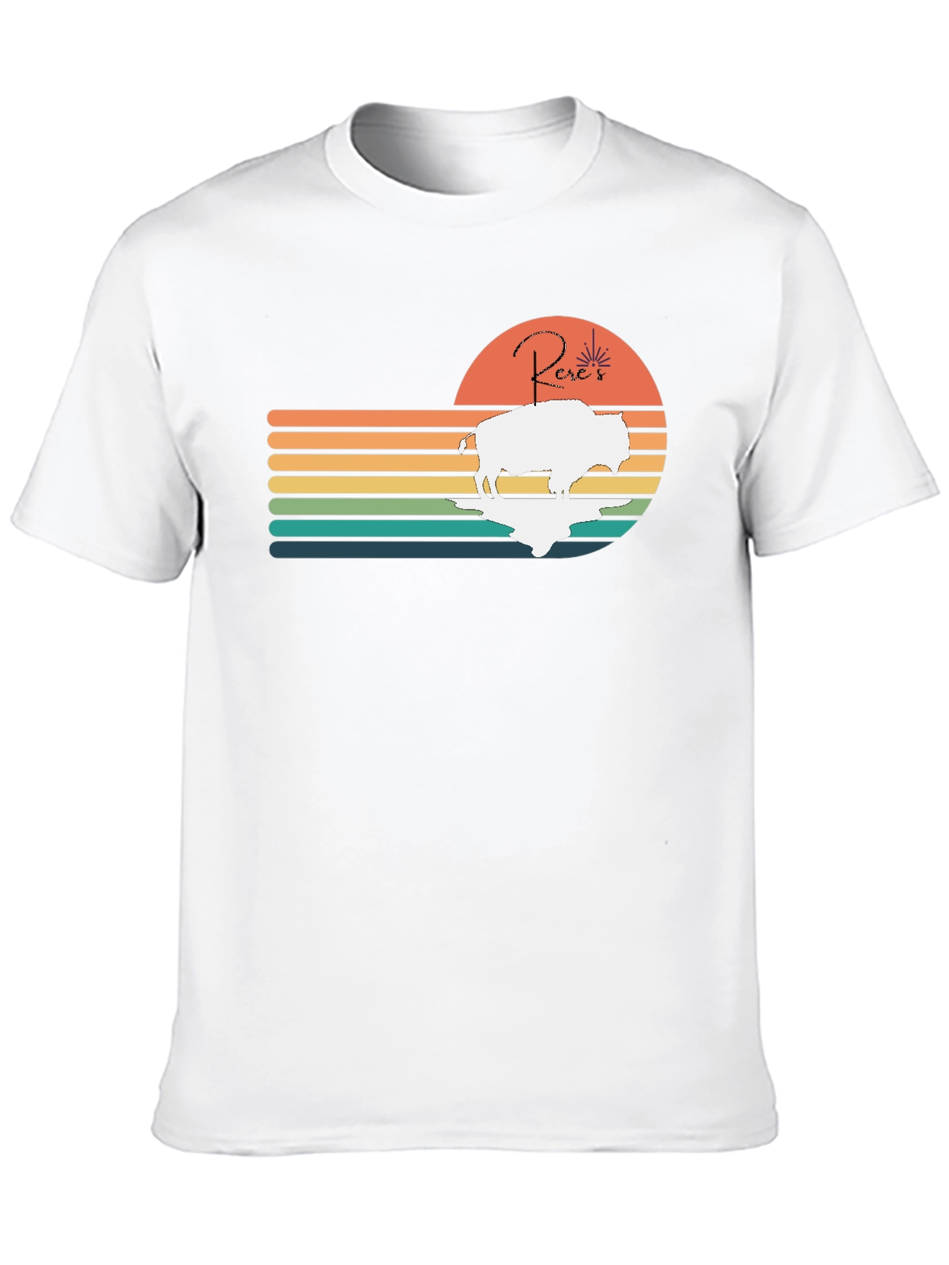 Retro Buffalo Sunset T-Shirt