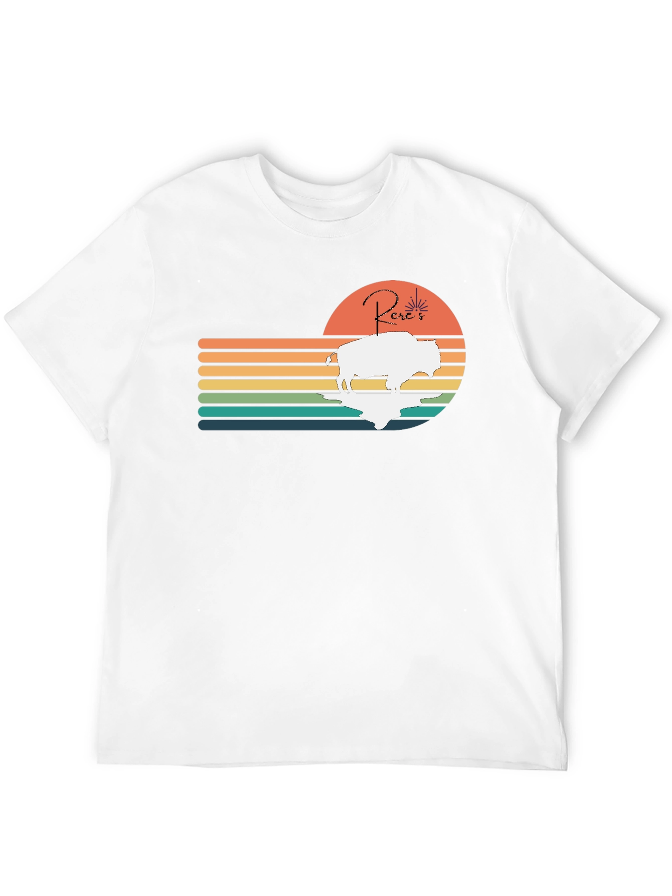 Retro Buffalo Sunset T-Shirt