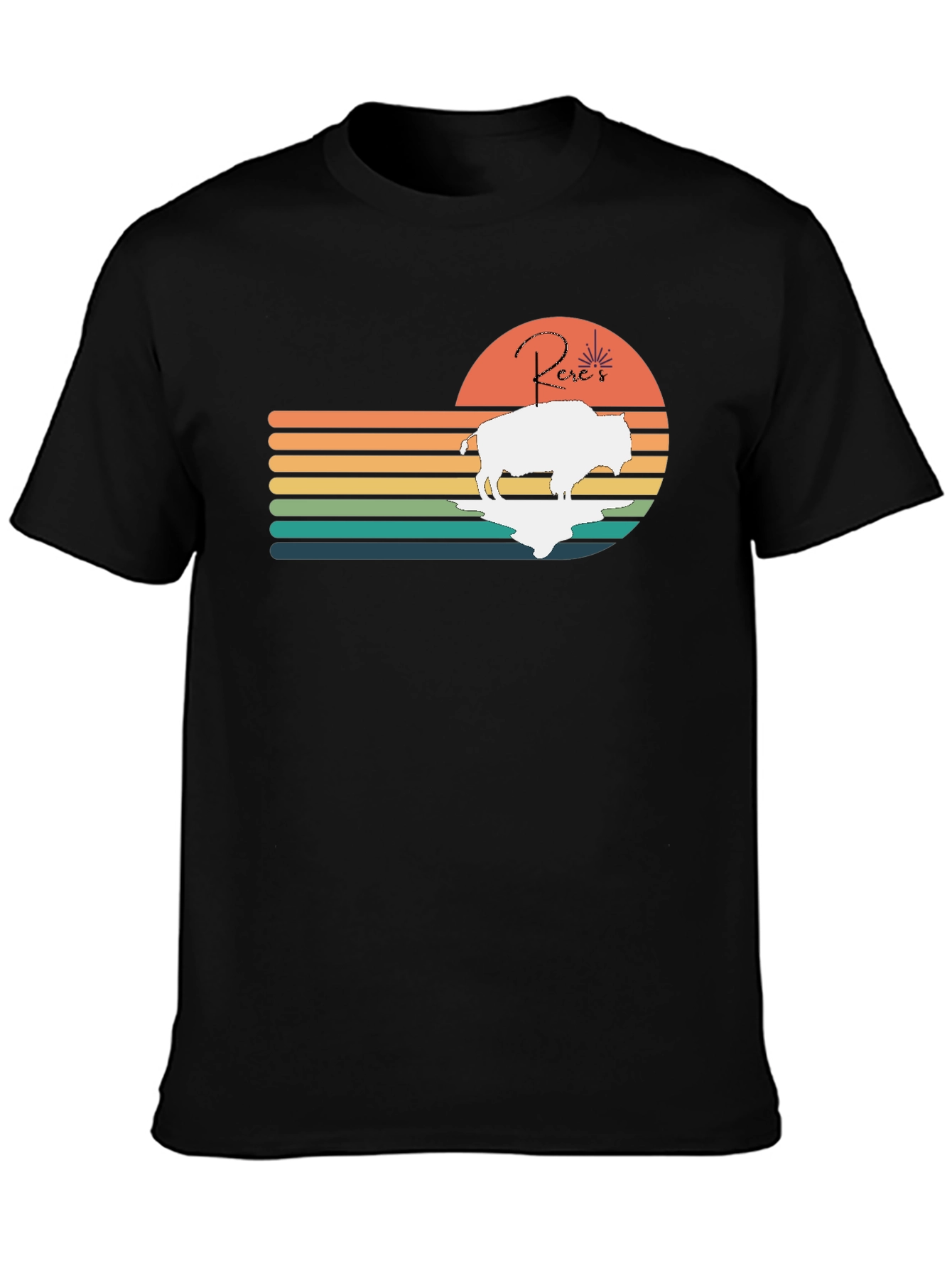 Retro Buffalo Sunset T-Shirt