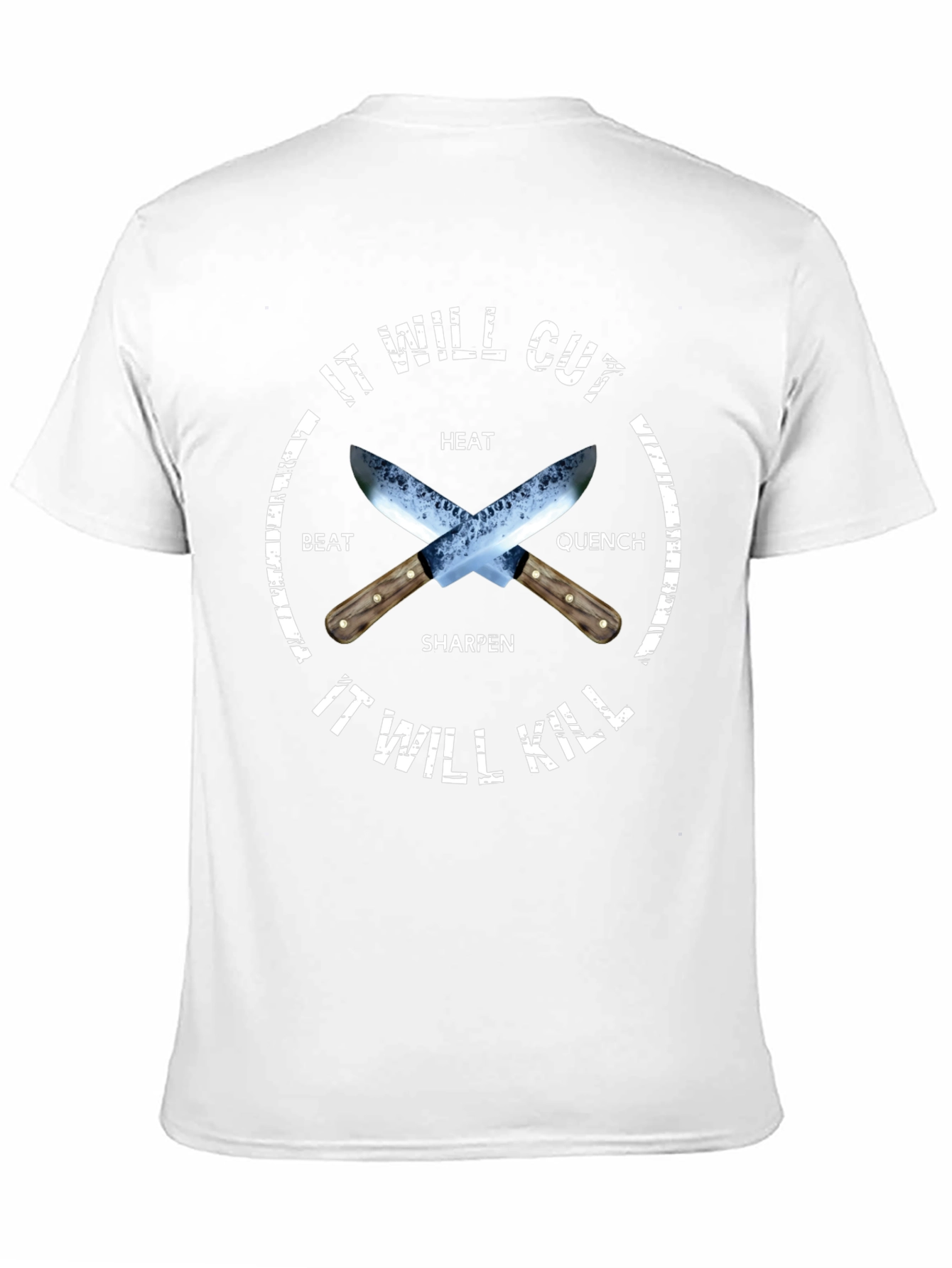 It Will Cut It Will Kill Black T-Shirt