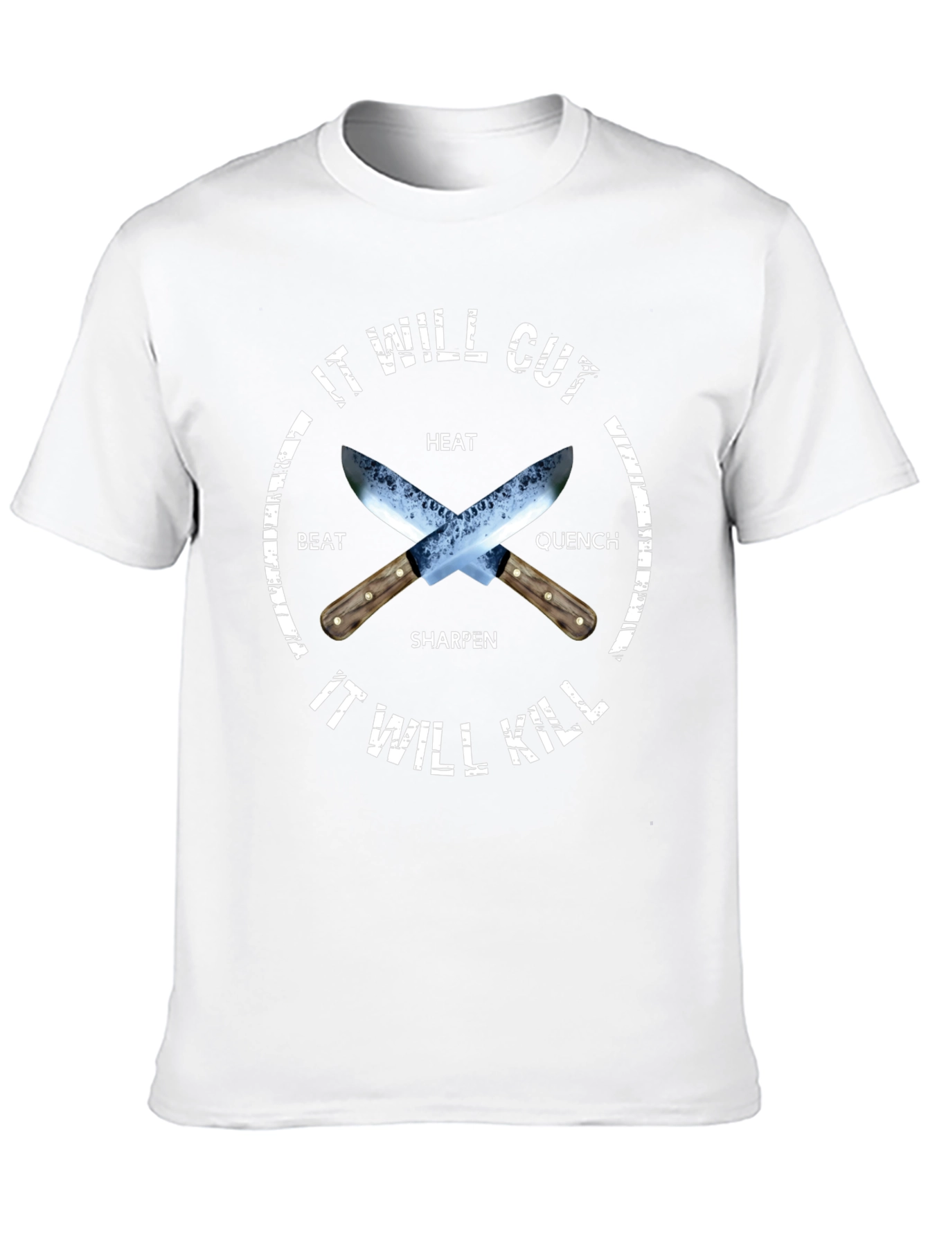 It Will Cut It Will Kill Black T-Shirt