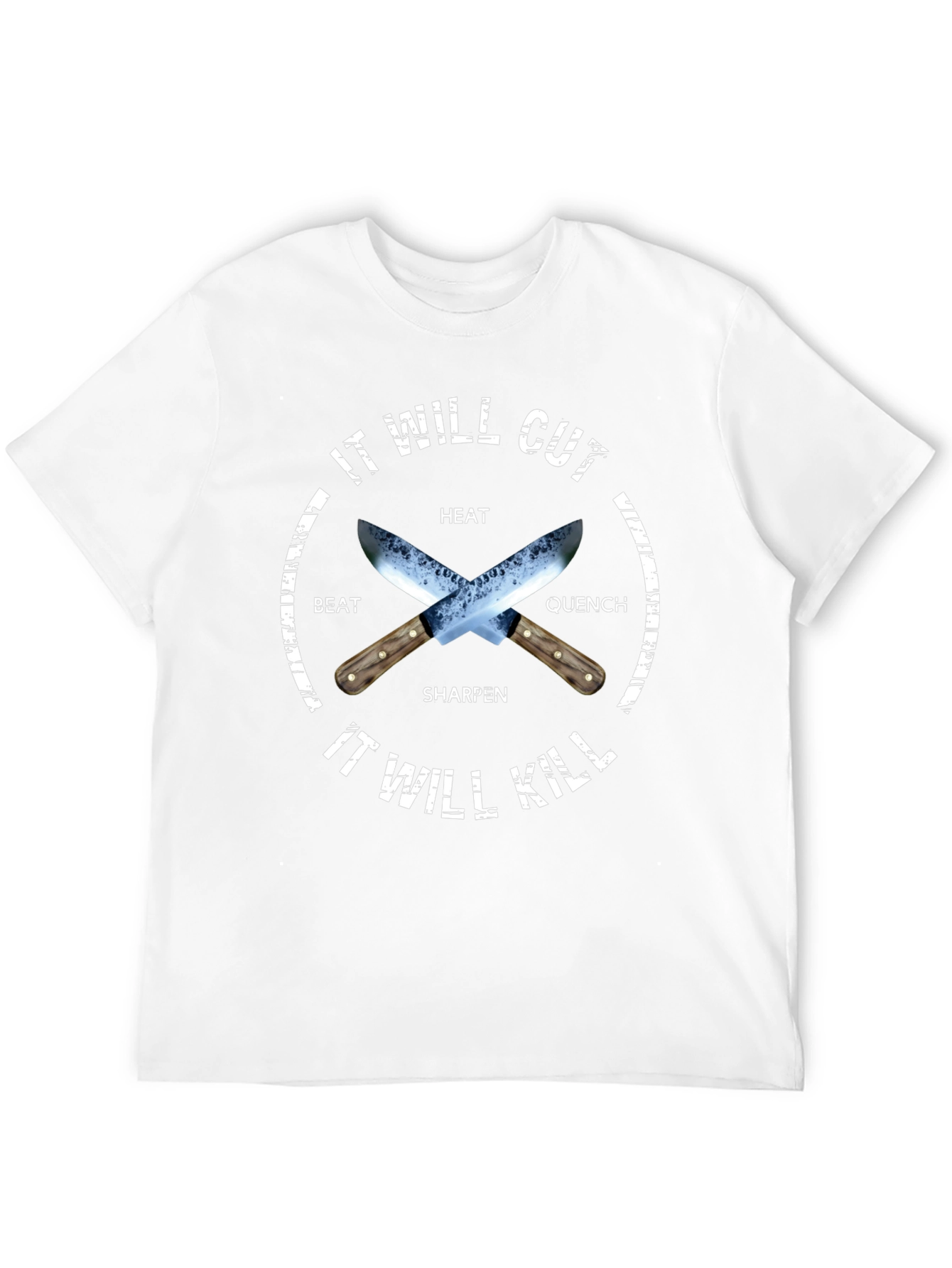 It Will Cut It Will Kill Black T-Shirt