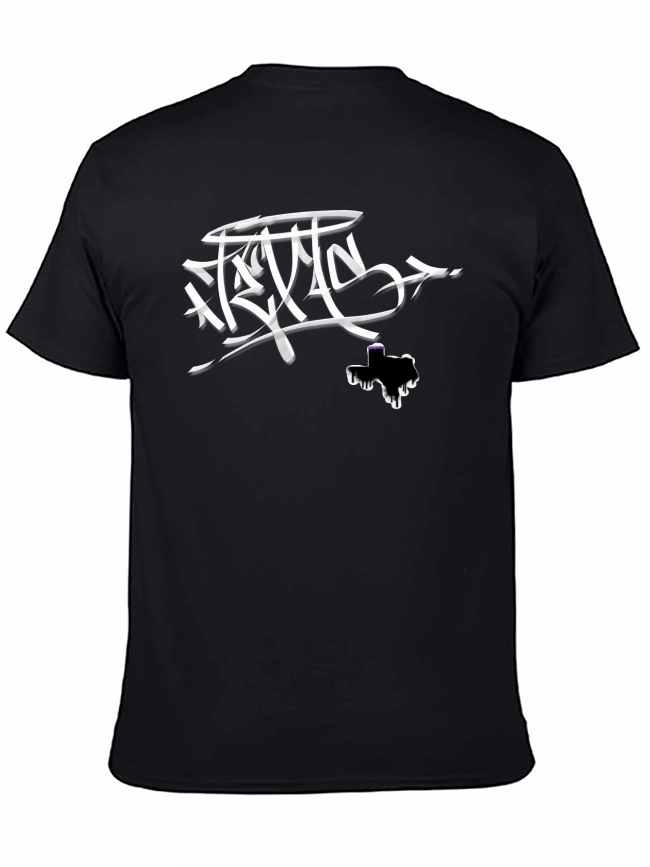 Texas Drip Graphic T-Shirt - Stylish Black Tee