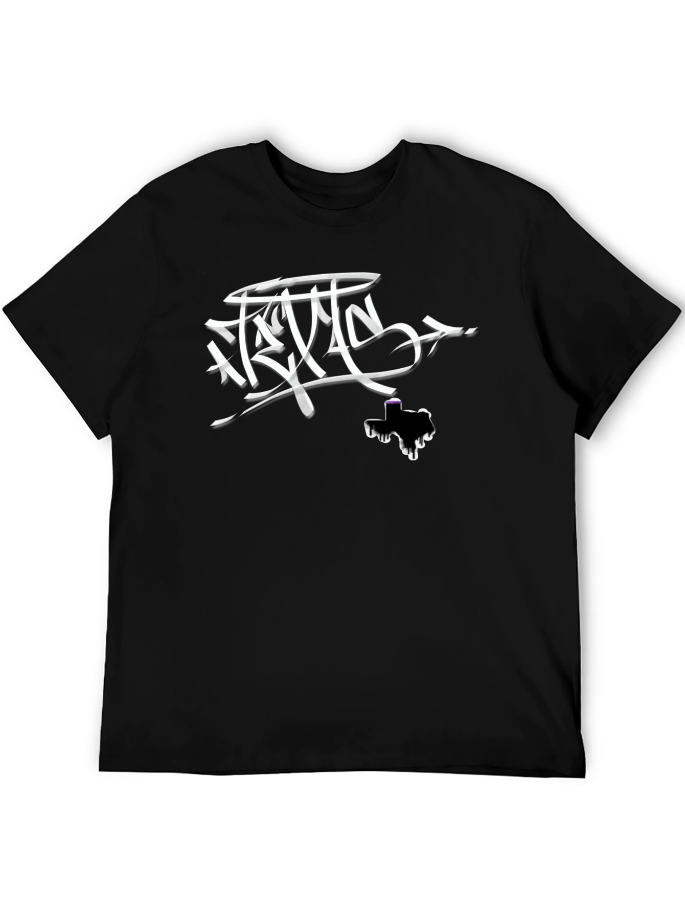 Texas Drip Graphic T-Shirt - Stylish Black Tee