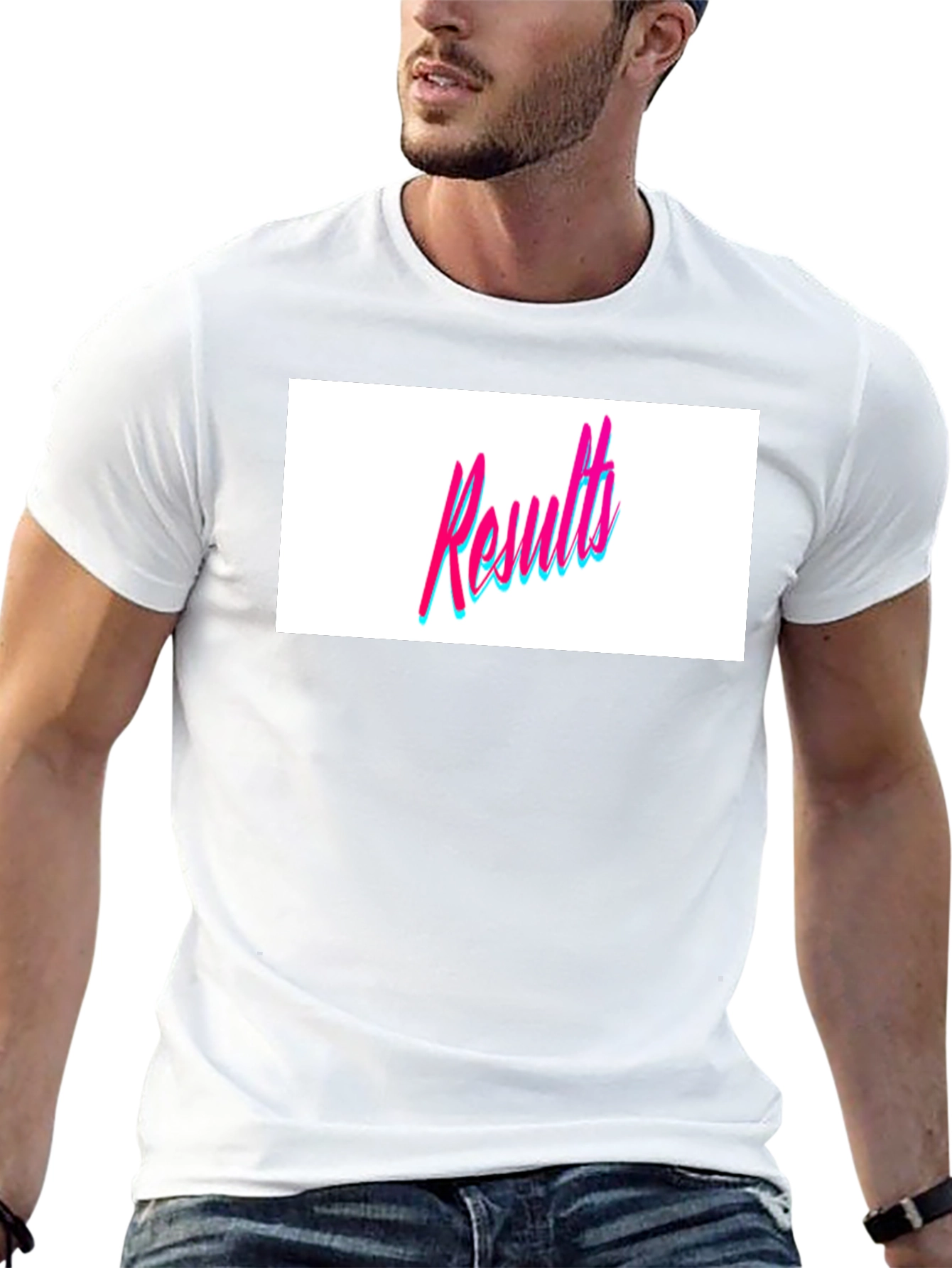 Retro Results Graphic Black T-Shirt