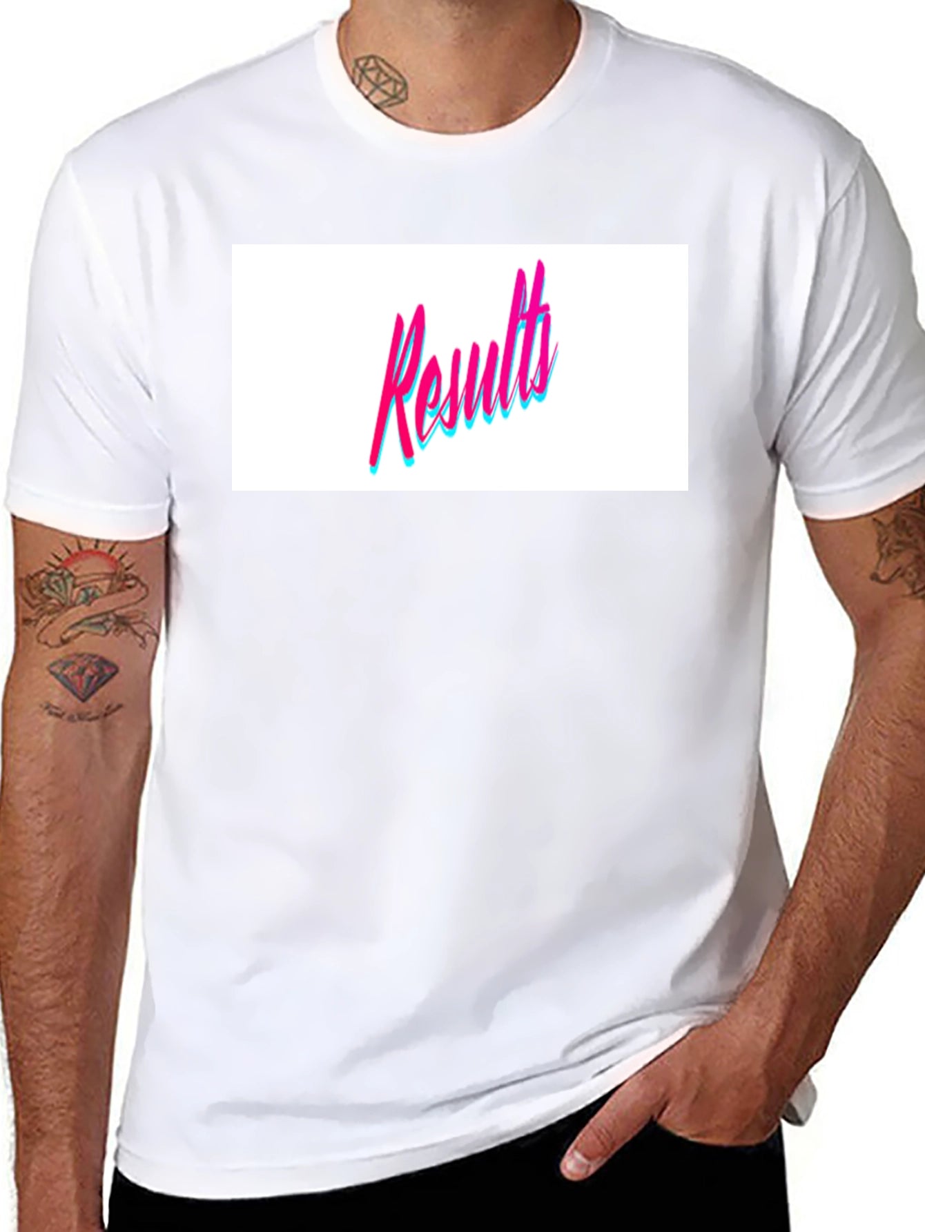 Retro Results Graphic Black T-Shirt