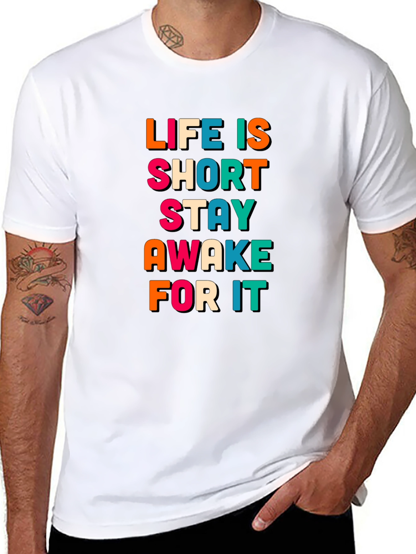 Life Is Short Stay Awake T-Shirt