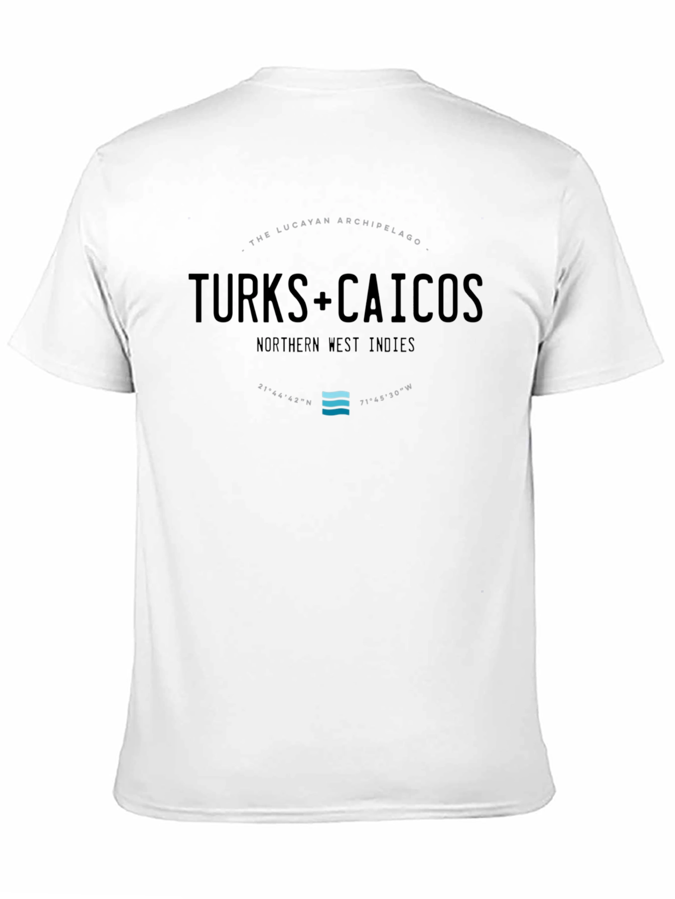 Turks & Caicos Islands Graphic Tee - Black