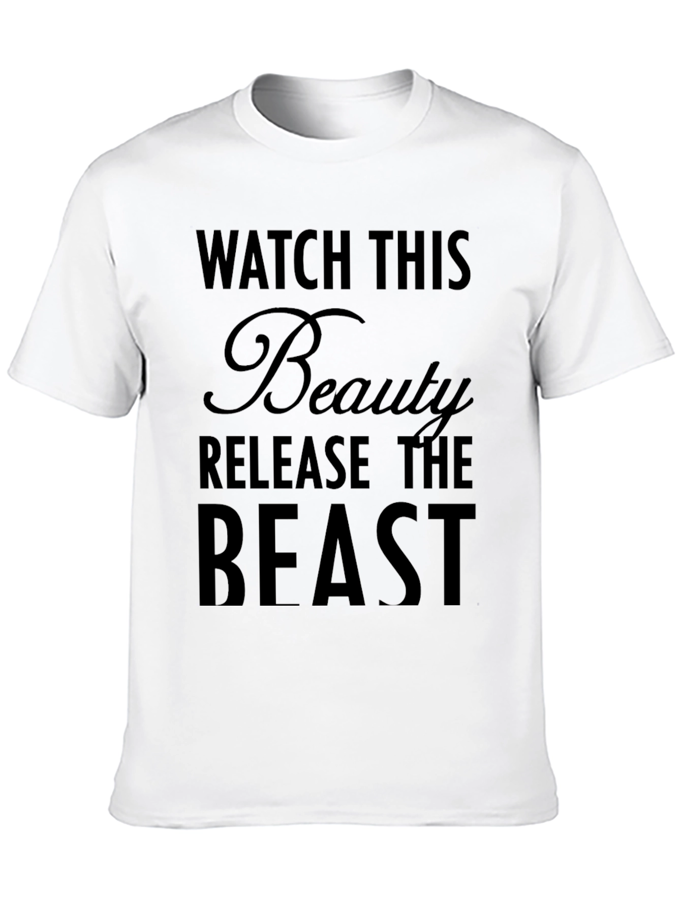 Watch This Beauty Release The Beast Graphic T-Shirt