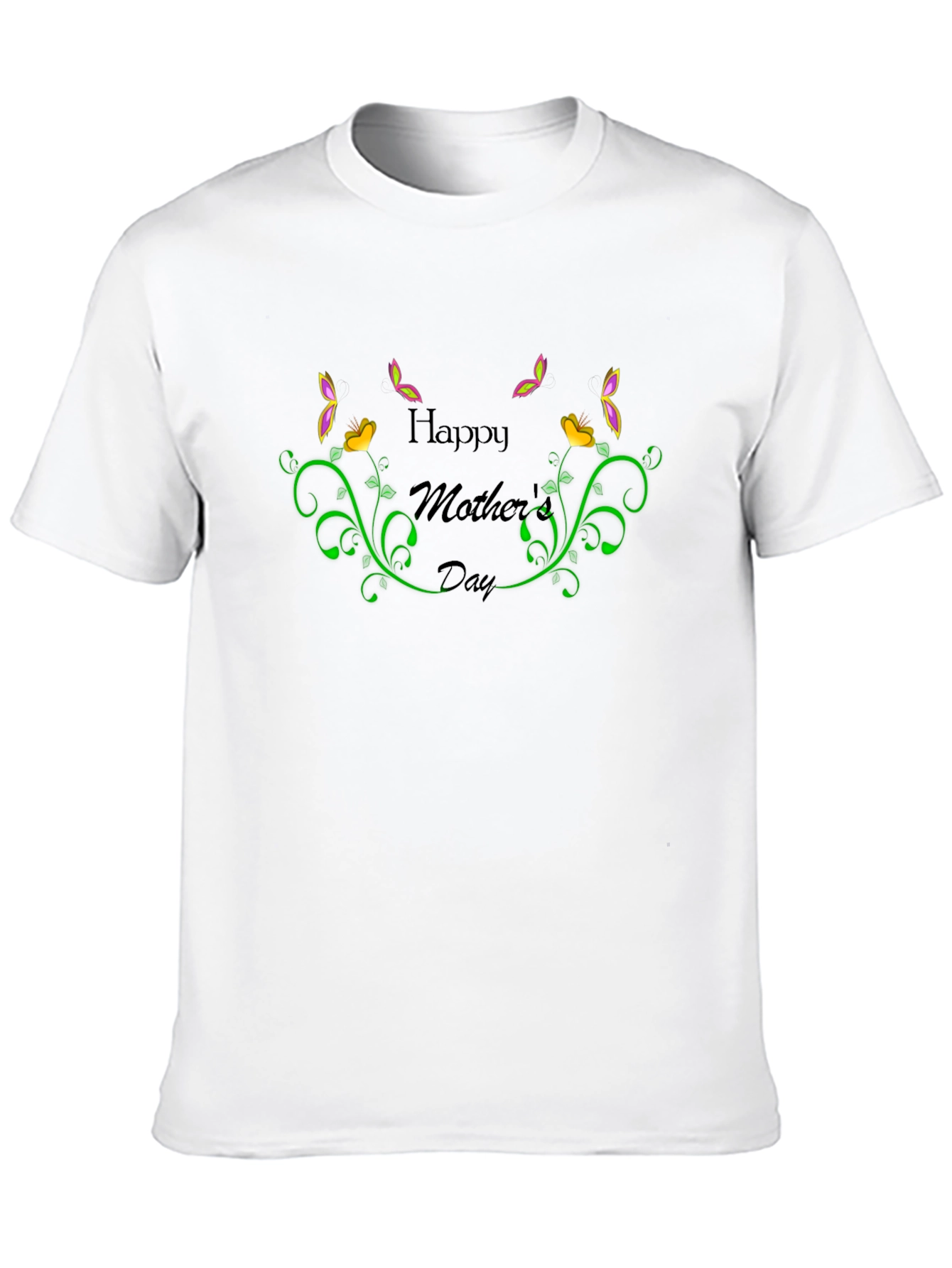 Happy Mothers Day Floral T-Shirt