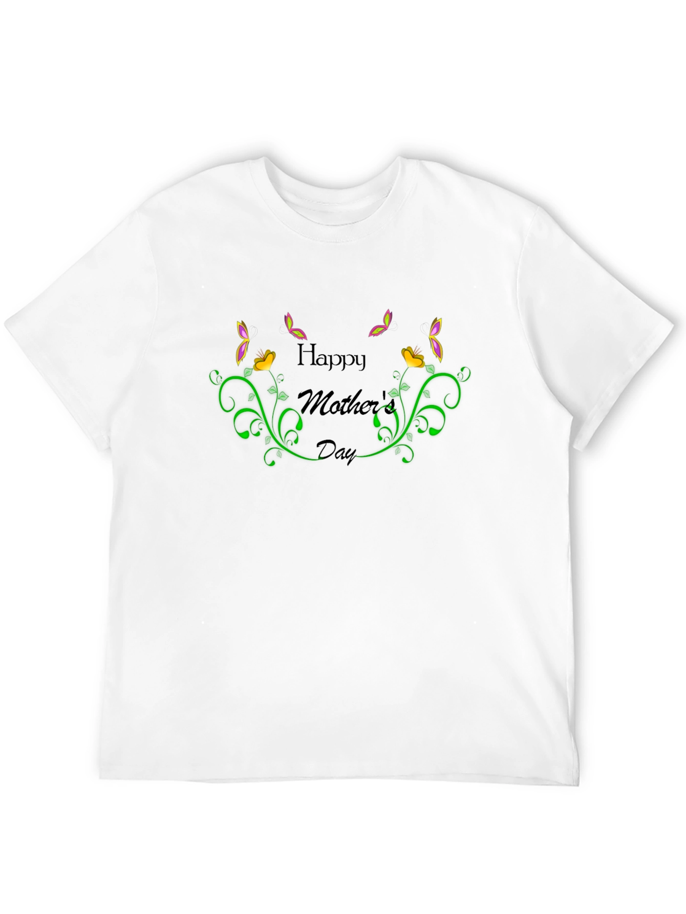 Happy Mothers Day Floral T-Shirt