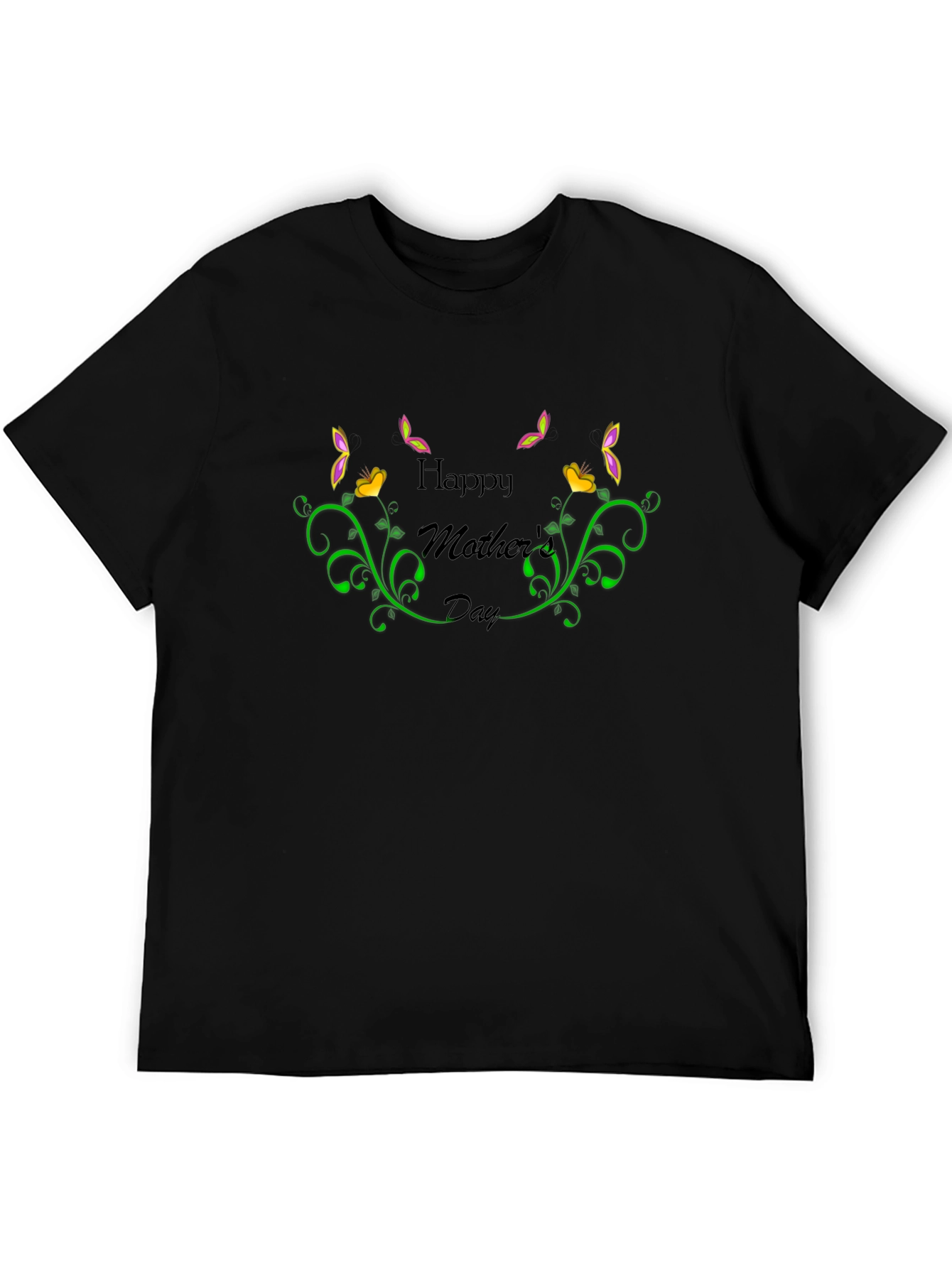 Happy Mothers Day Floral T-Shirt