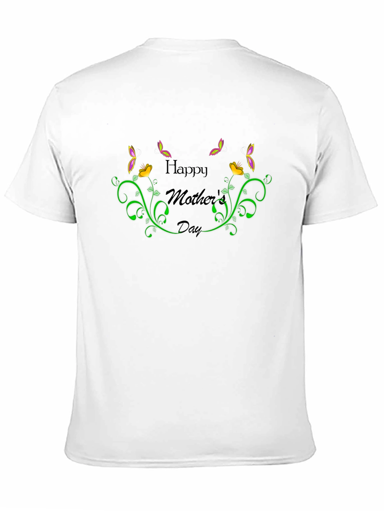 Happy Mothers Day Floral T-Shirt