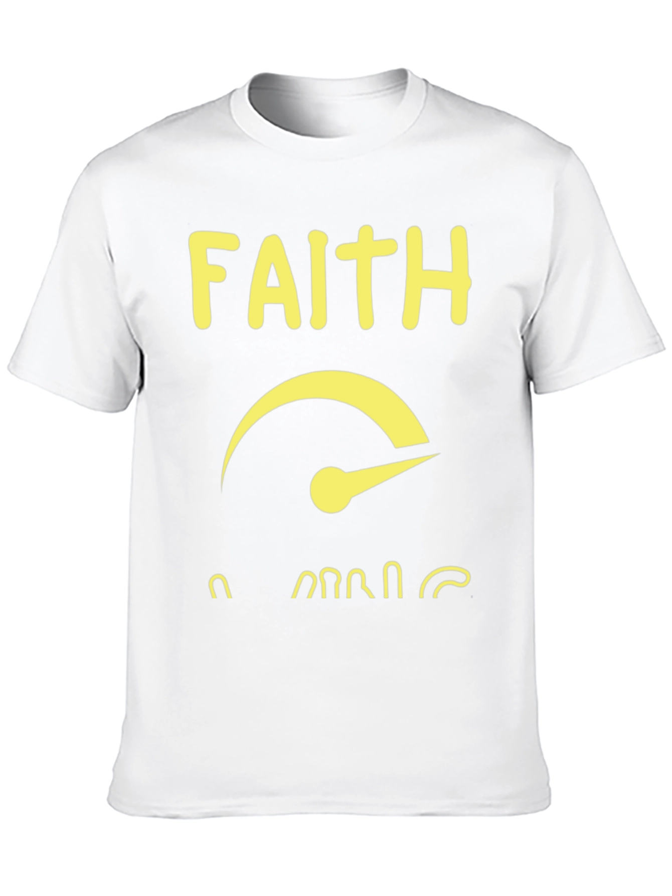 Faith Over Fear Graphic T-Shirt - Black Cotton Blend