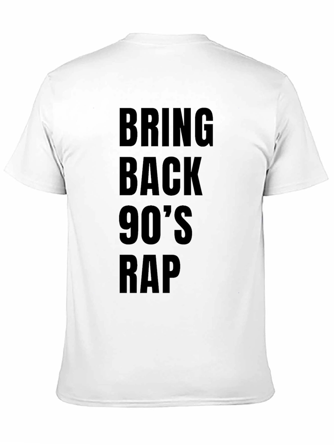 Bring Back 90s Rap Black T-Shirt