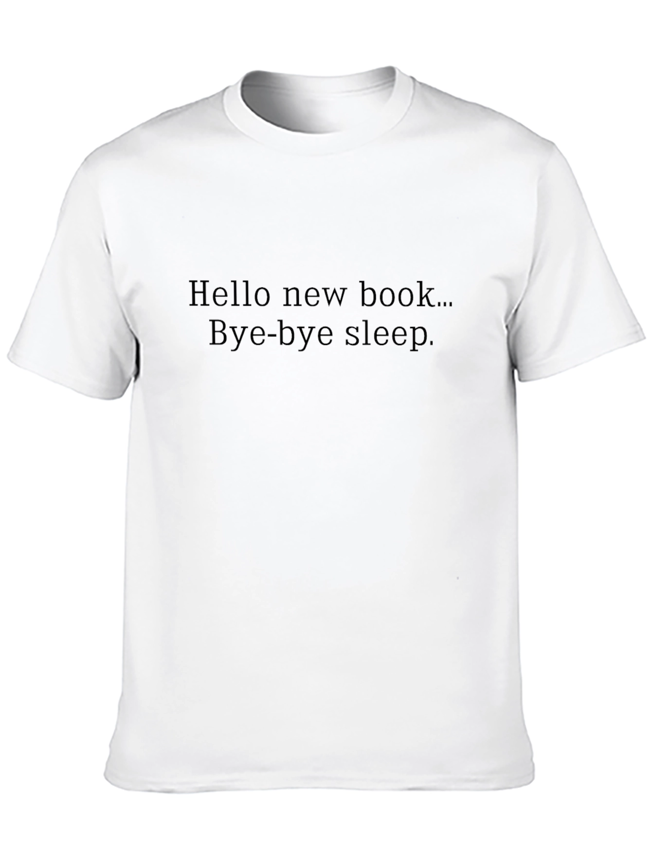Hello New Book T-Shirt - Readers Delight