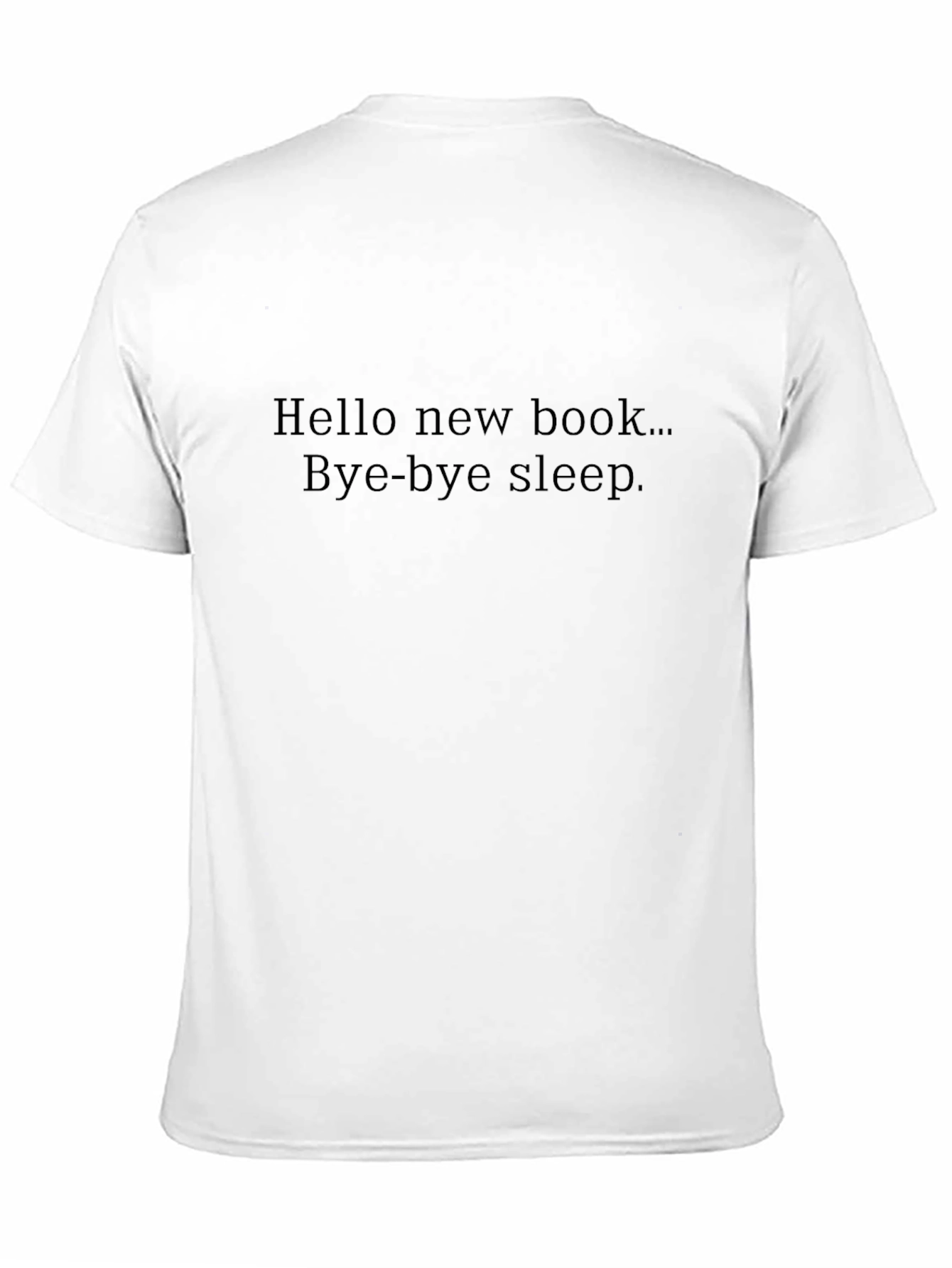Hello New Book T-Shirt - Readers Delight