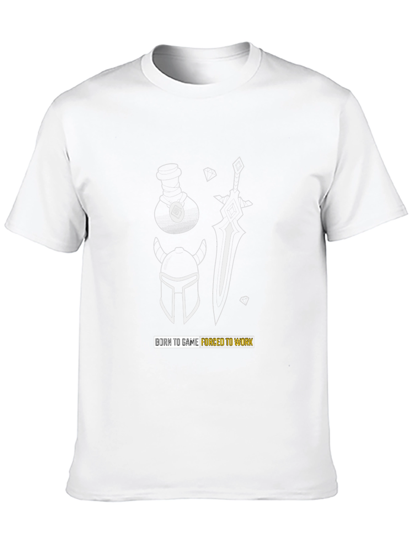 Born to Game T-Shirt - Black Graphic Tee