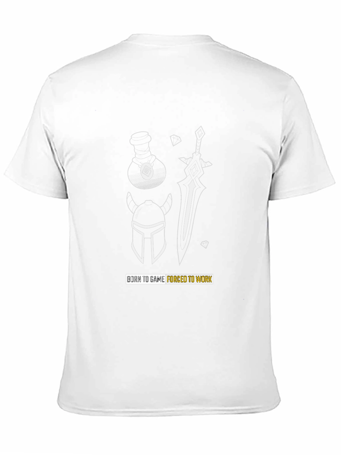 Born to Game T-Shirt - Black Graphic Tee