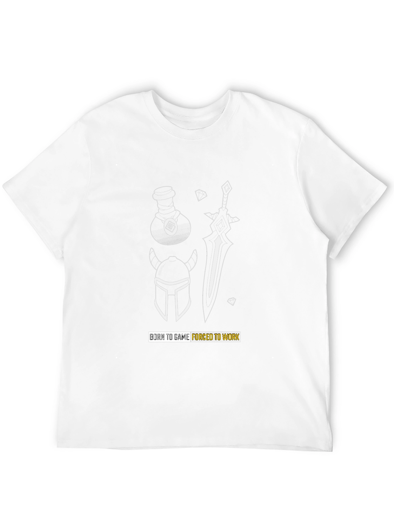 Born to Game T-Shirt - Black Graphic Tee