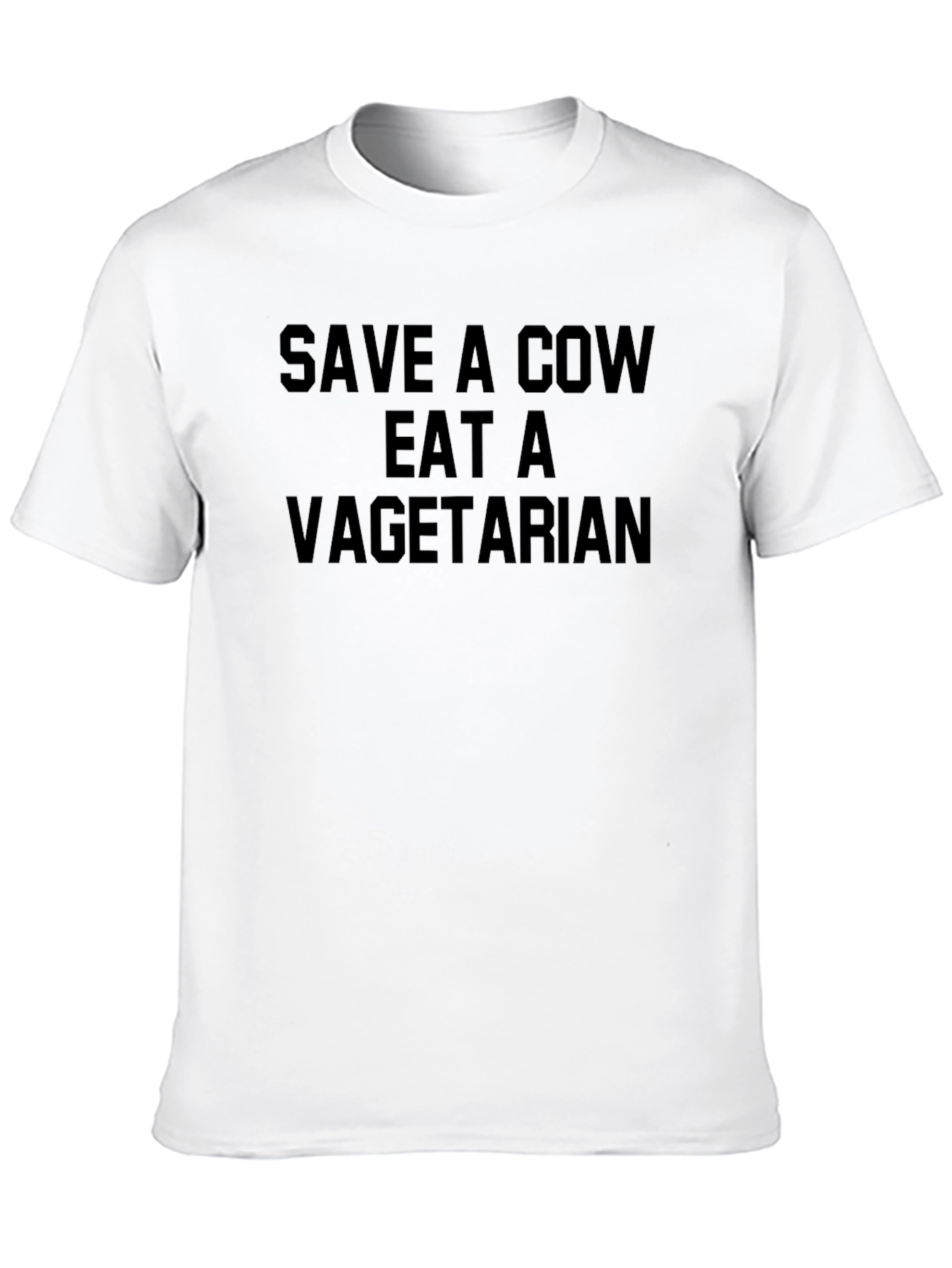 Save A Cow Eat A Vegetarian Graphic T-Shirt
