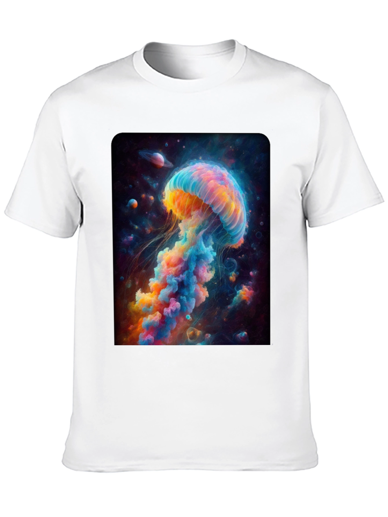 Space Jellyfish Graphic T-Shirt