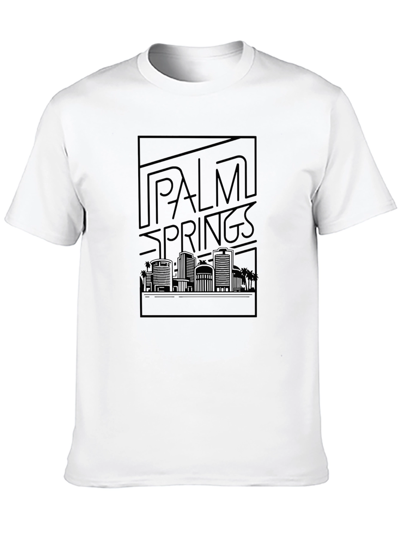 Palm Springs Graphic T-Shirt - Skyline Design