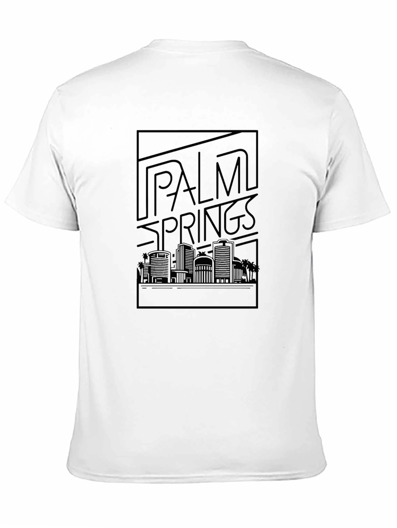 Palm Springs Graphic T-Shirt - Skyline Design