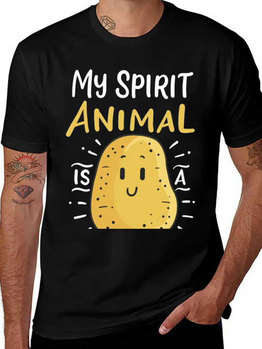 My Spirit Animal is a Potato Funny T-Shirt