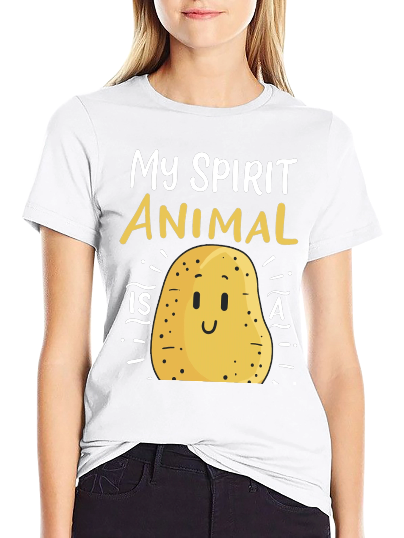 My Spirit Animal is a Potato Funny T-Shirt