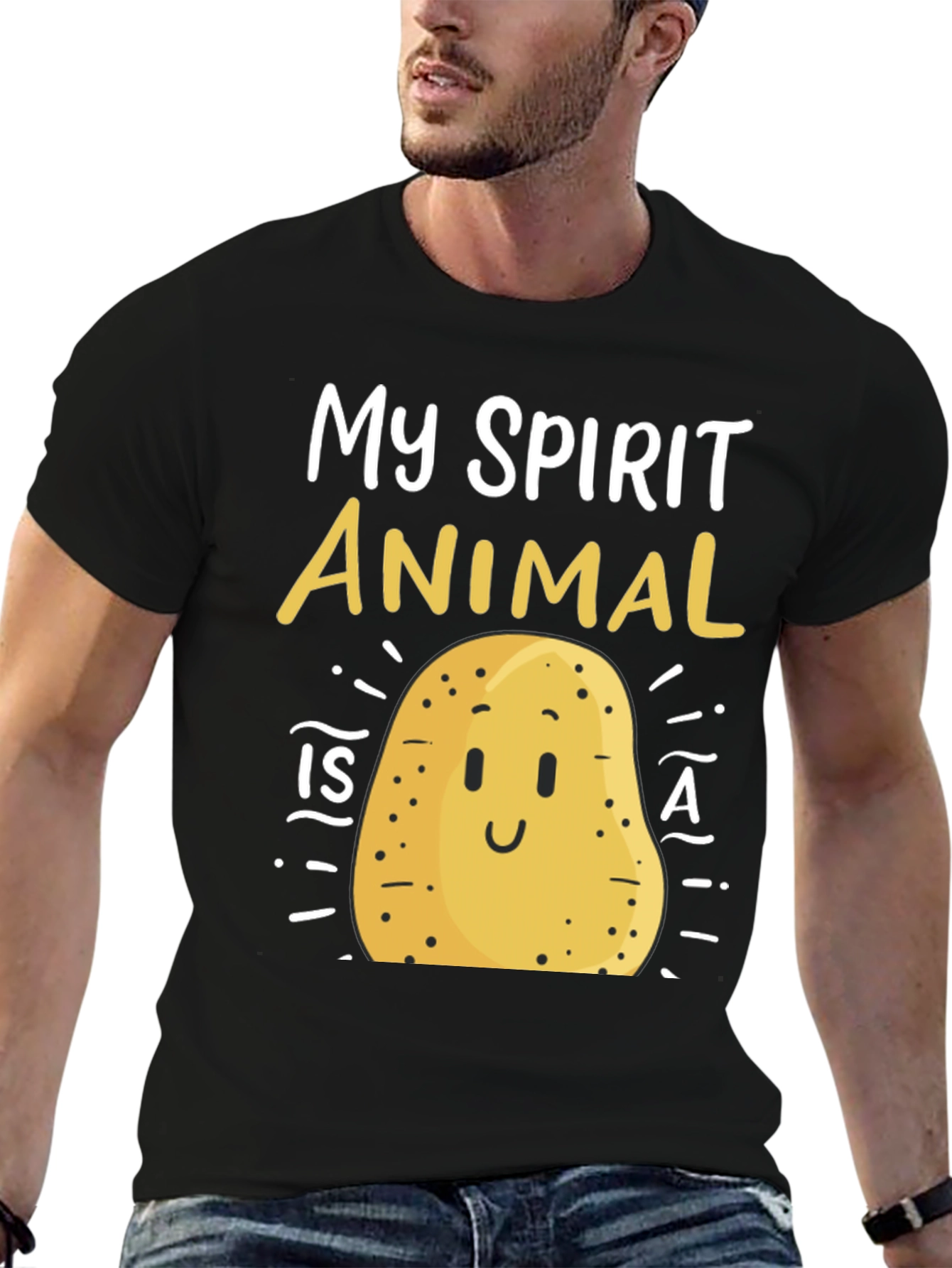 My Spirit Animal is a Potato Funny T-Shirt