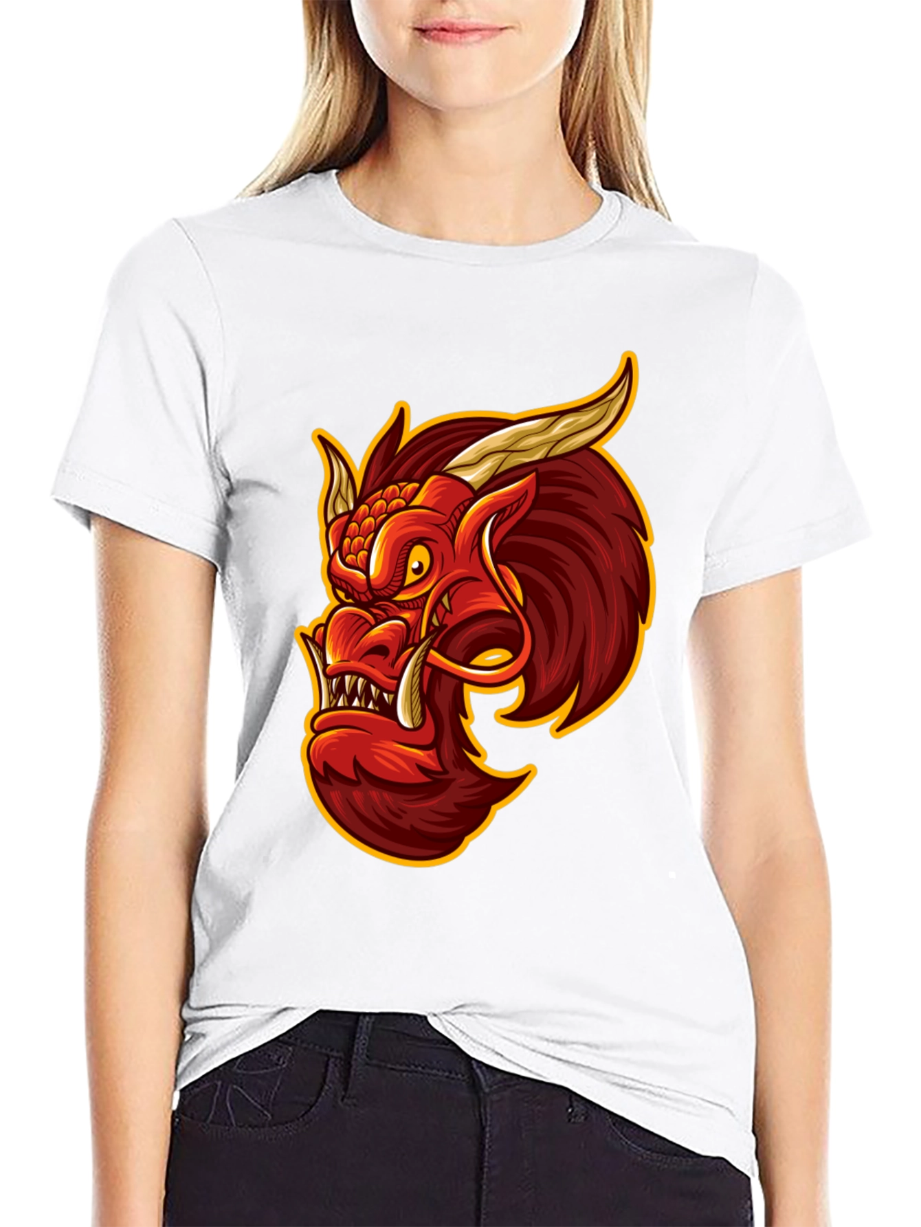 Dragon Graphic Tee - Mens Black T-Shirt