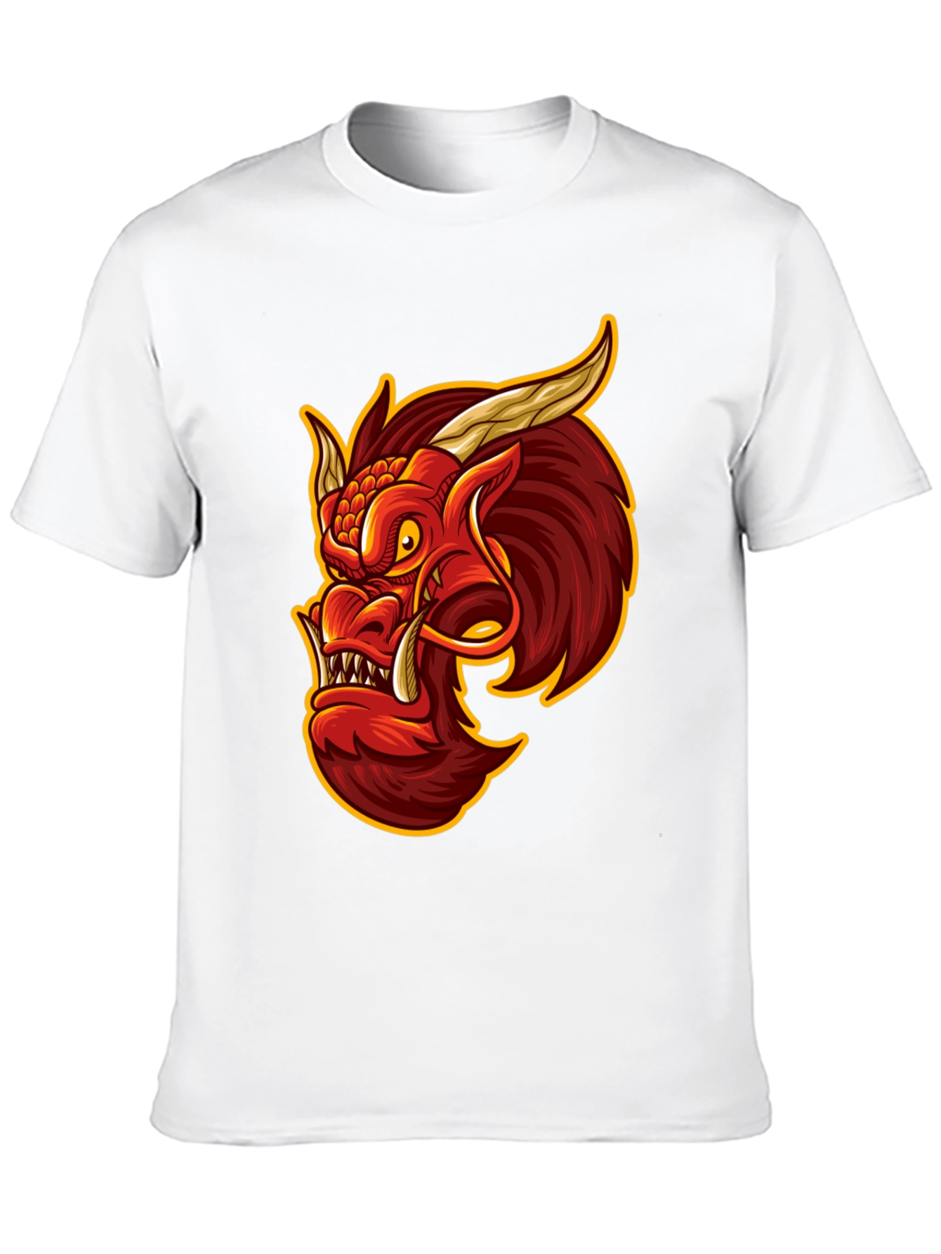 Dragon Graphic Tee - Mens Black T-Shirt