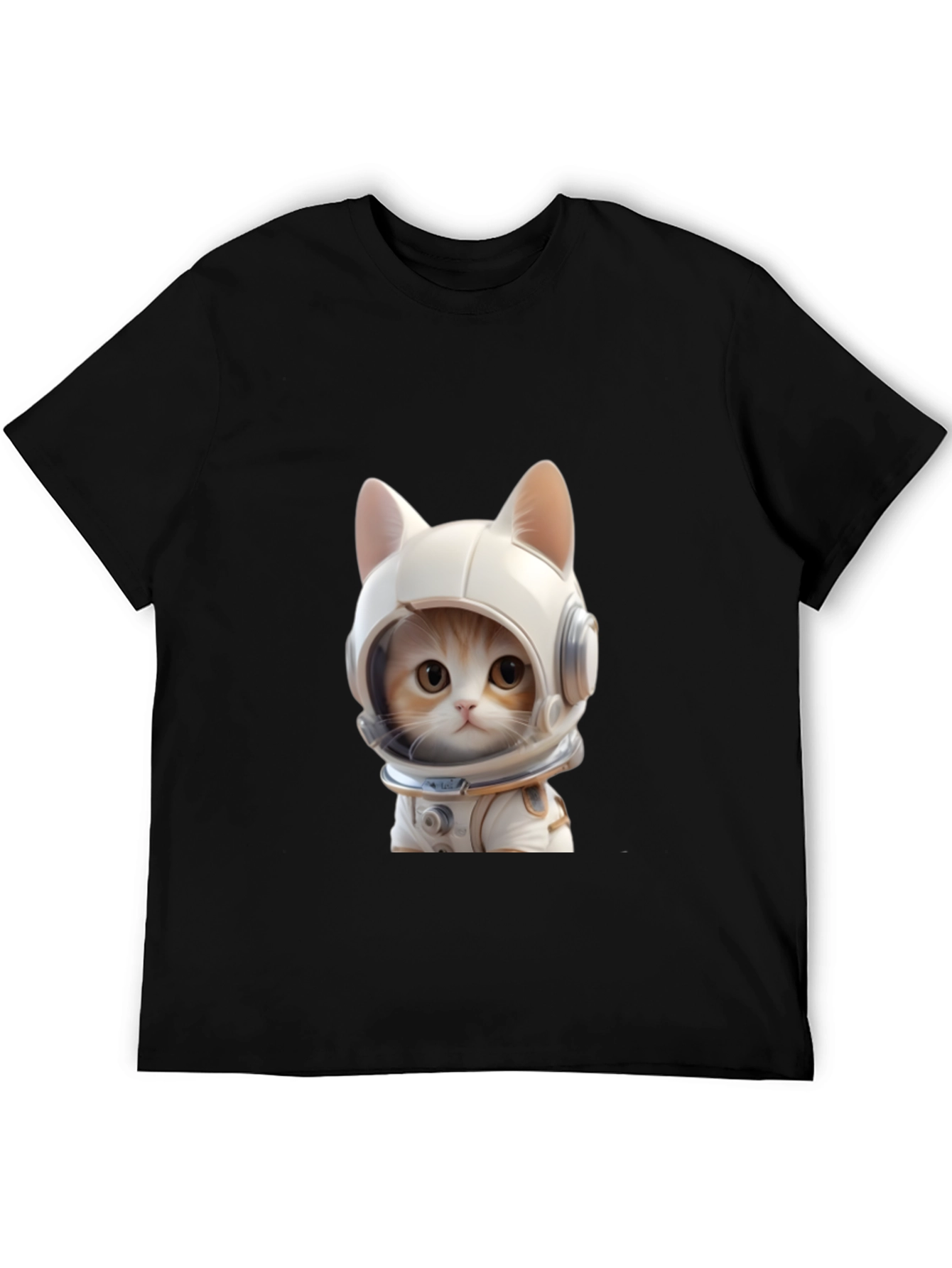 Cat Astronaut T-Shirt - Cool Space Kitten Tee
