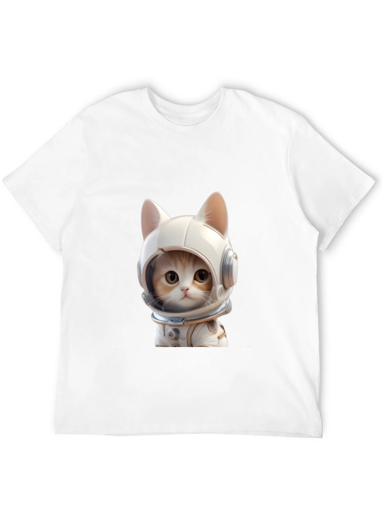 Cat Astronaut T-Shirt - Cool Space Kitten Tee