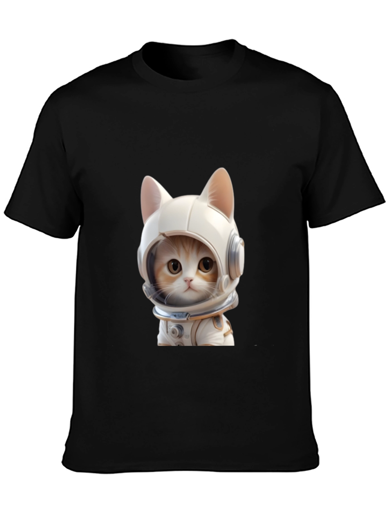 Cat Astronaut T-Shirt - Cool Space Kitten Tee