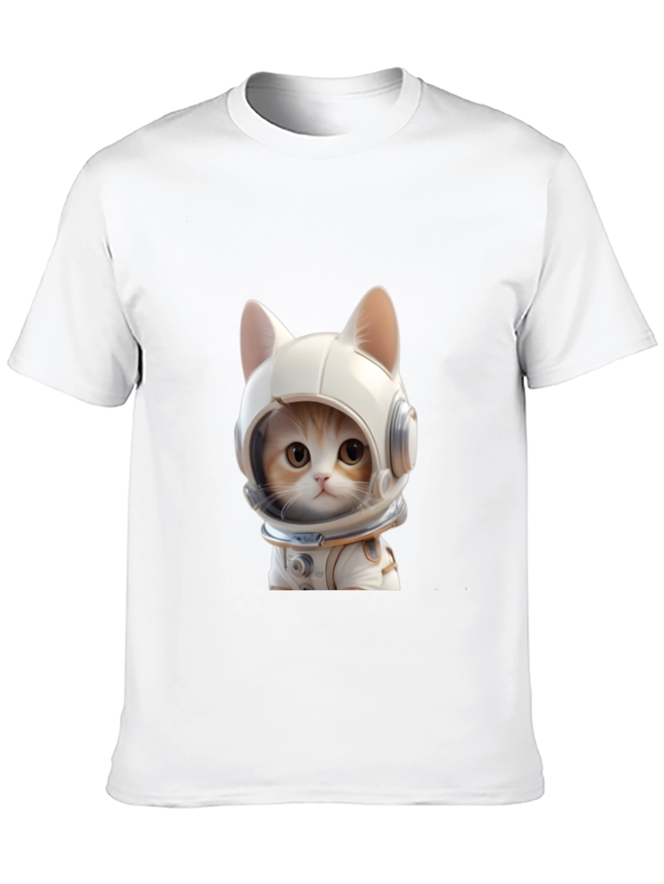 Cat Astronaut T-Shirt - Cool Space Kitten Tee