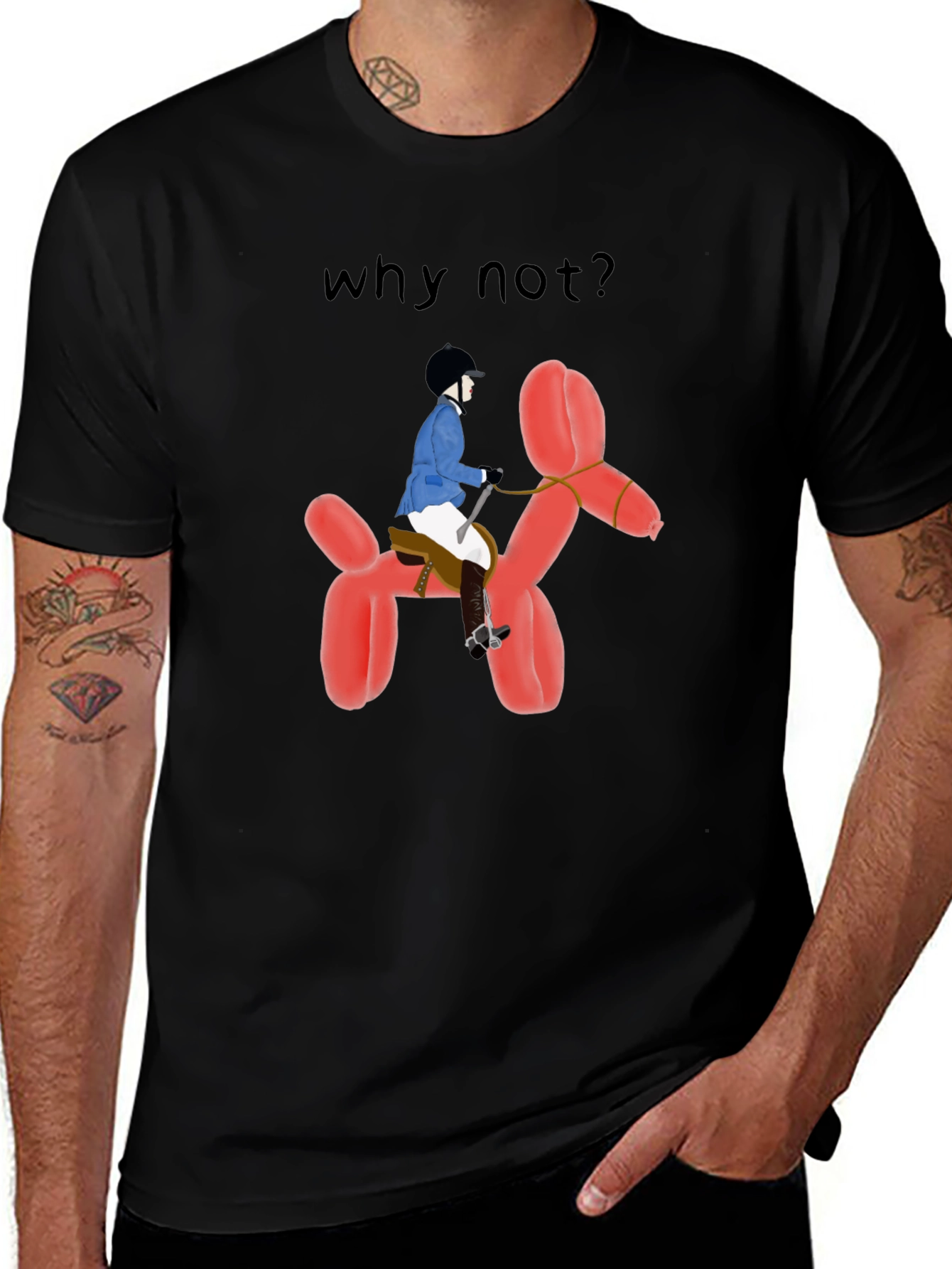 Equestrian Balloon Horse T-Shirt